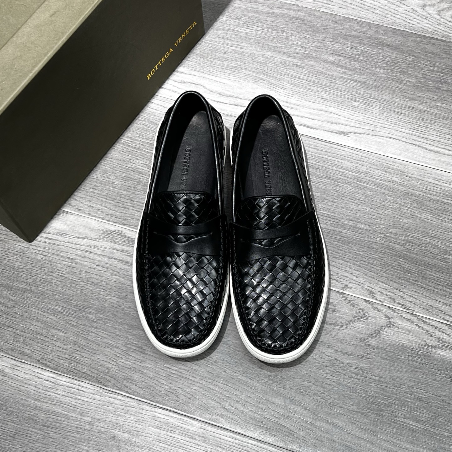 Bottega Veneta Male Loafers Cow Leather