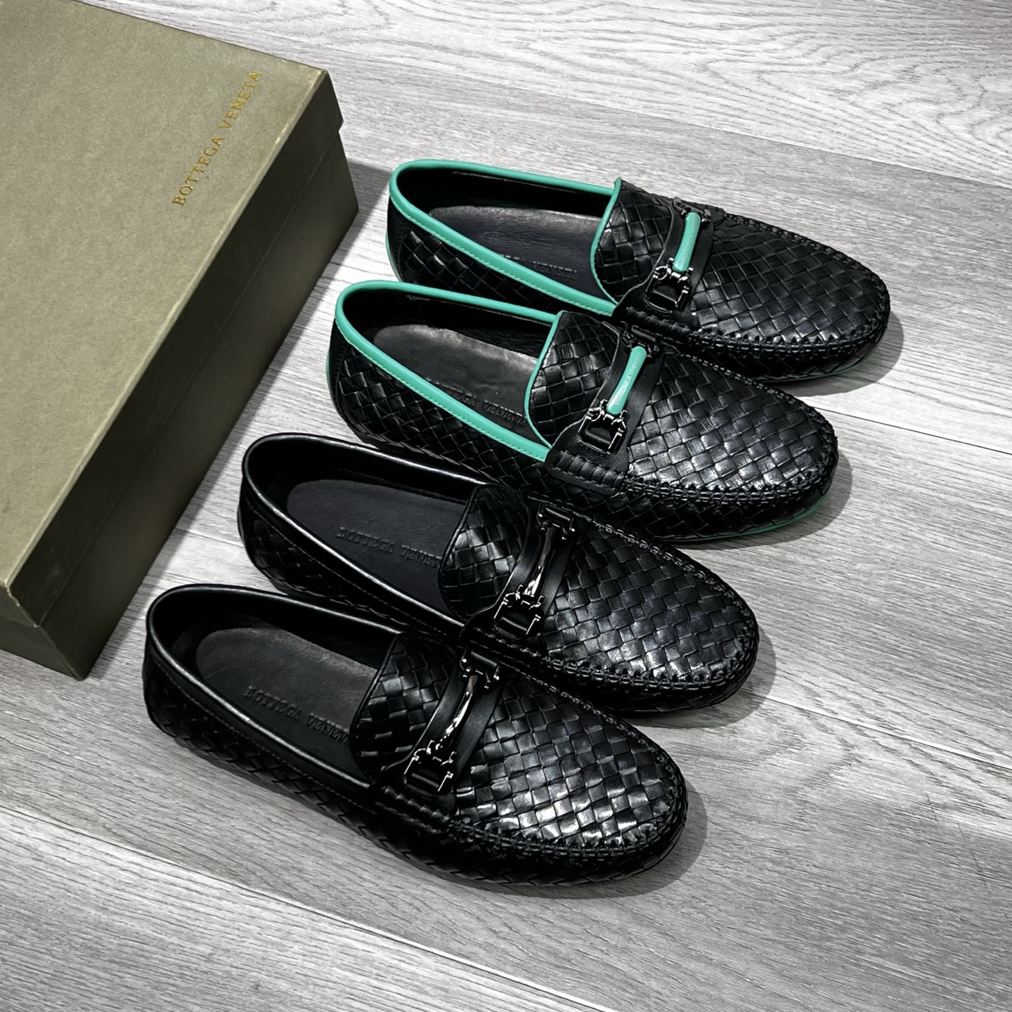 Bottega Veneta Male Loafers Cow Leather