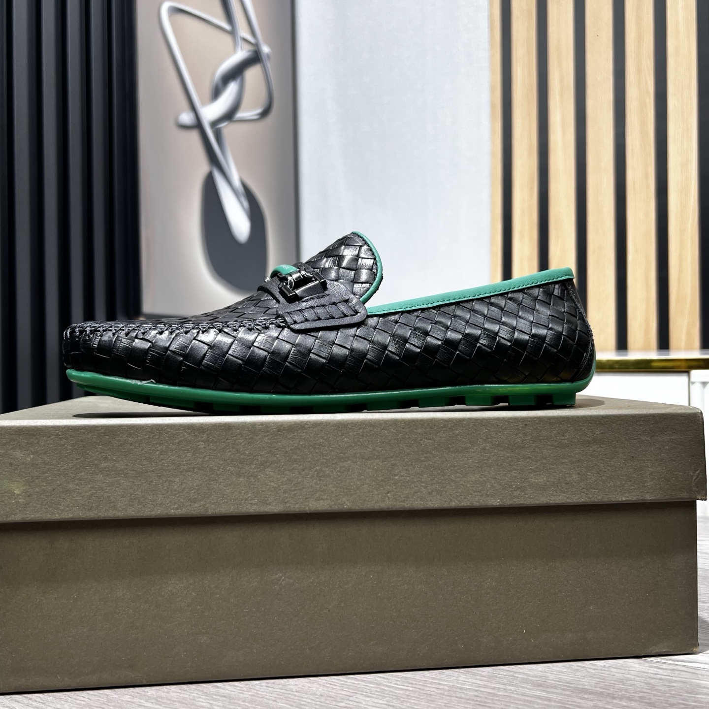 Bottega Veneta Male Loafers Cow Leather