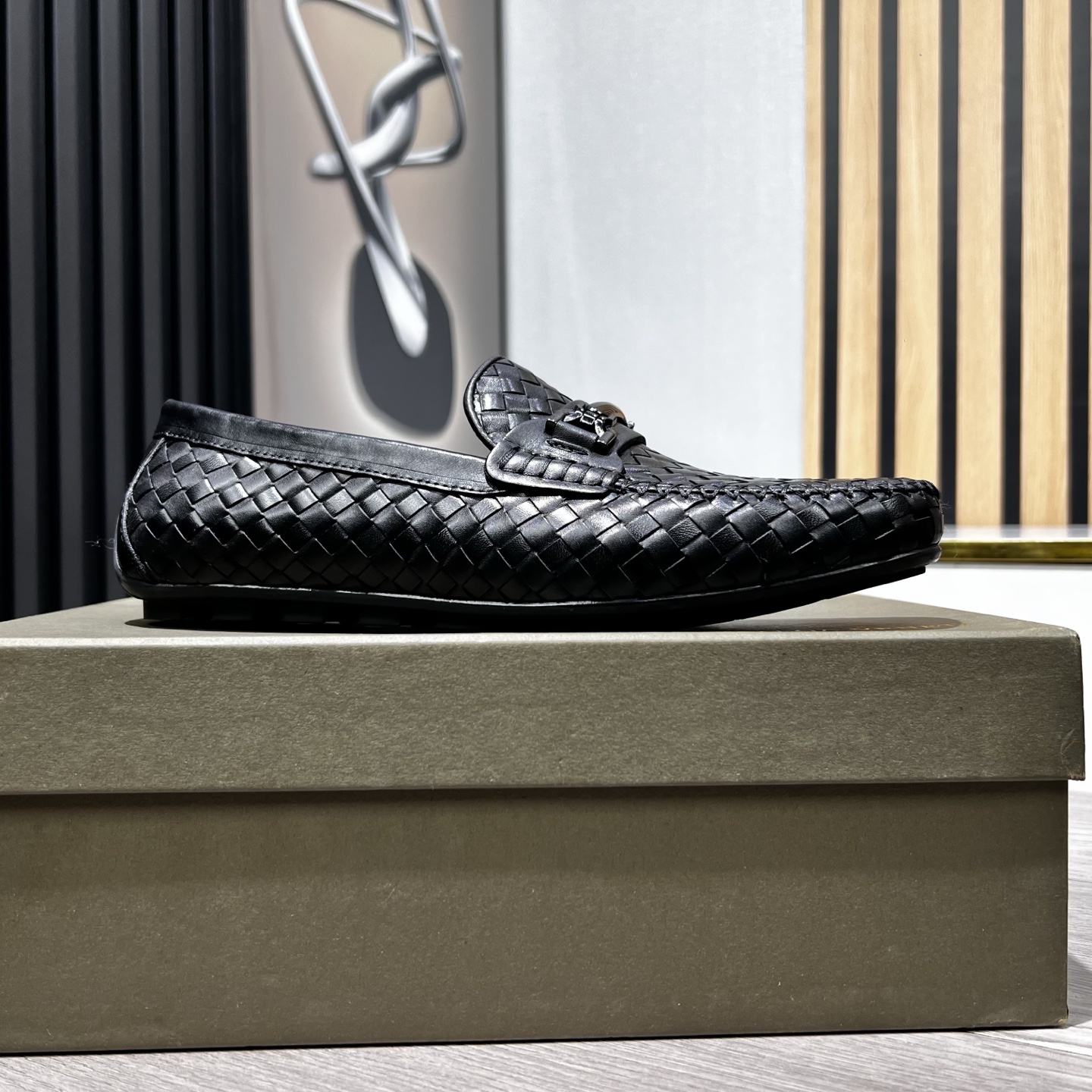 Bottega Veneta Male Loafers Cow Leather