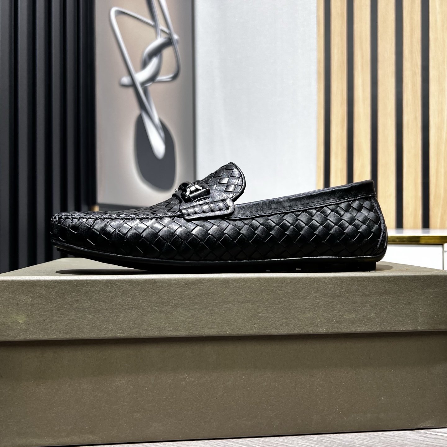 Bottega Veneta Male Loafers Cow Leather