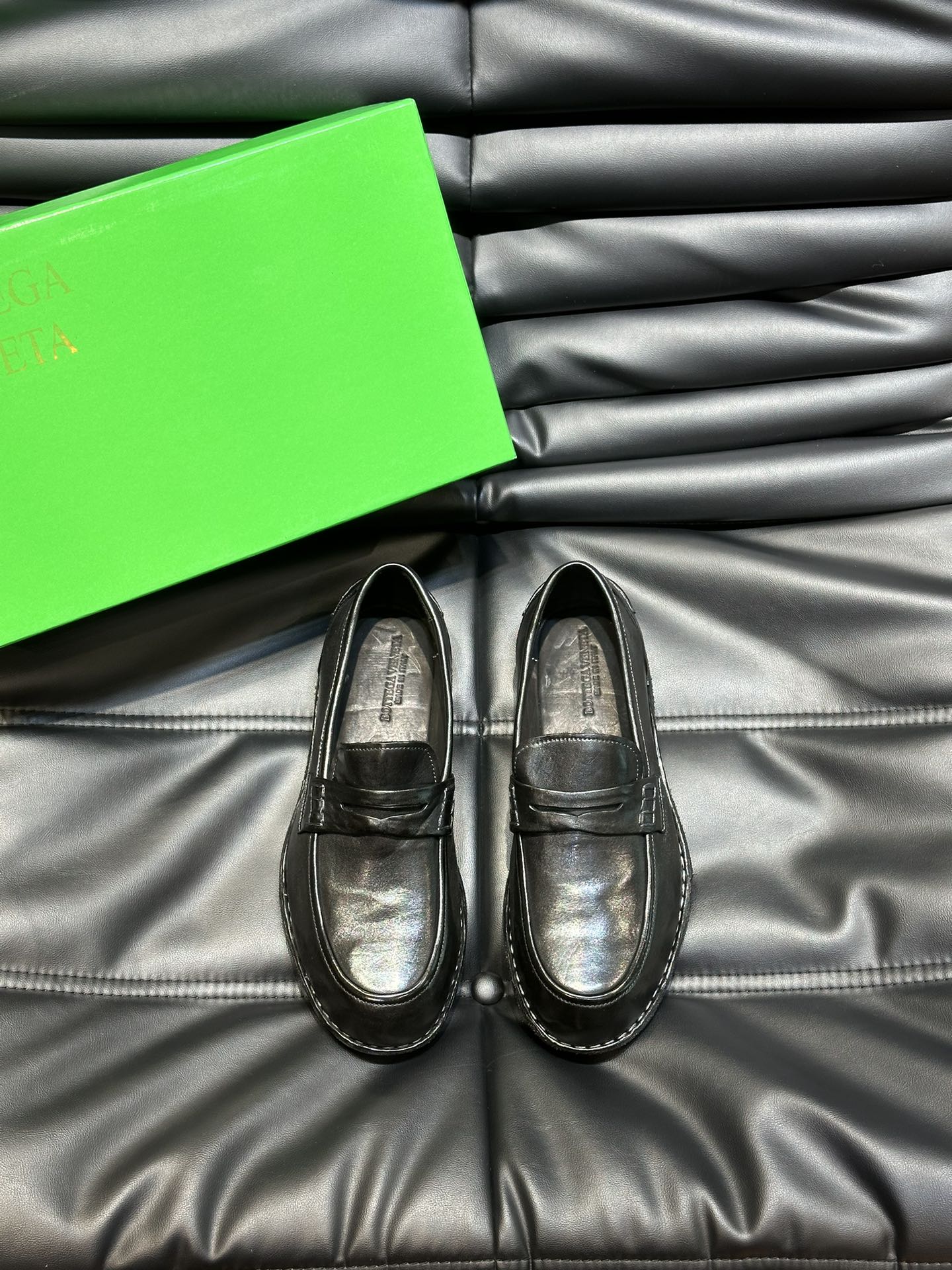 Bottega Veneta Male Loafers Real Leather S