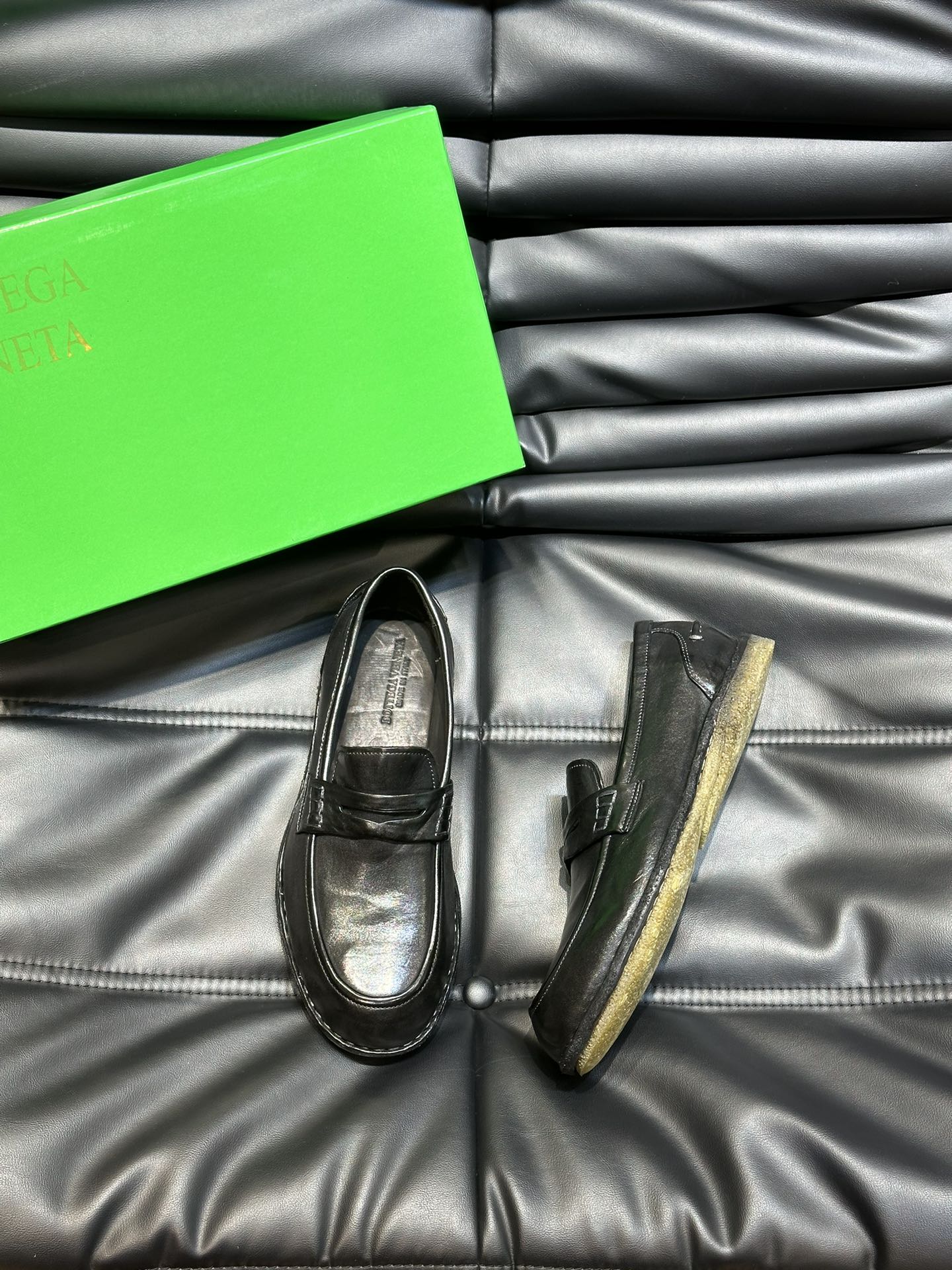 Bottega Veneta Male Loafers Real Leather S