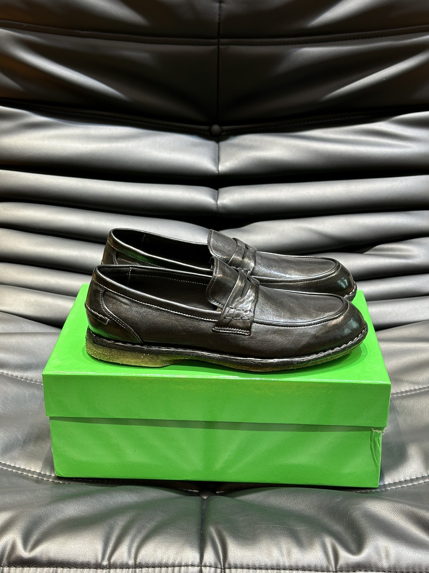 Bottega Veneta Male Loafers Real Leather S