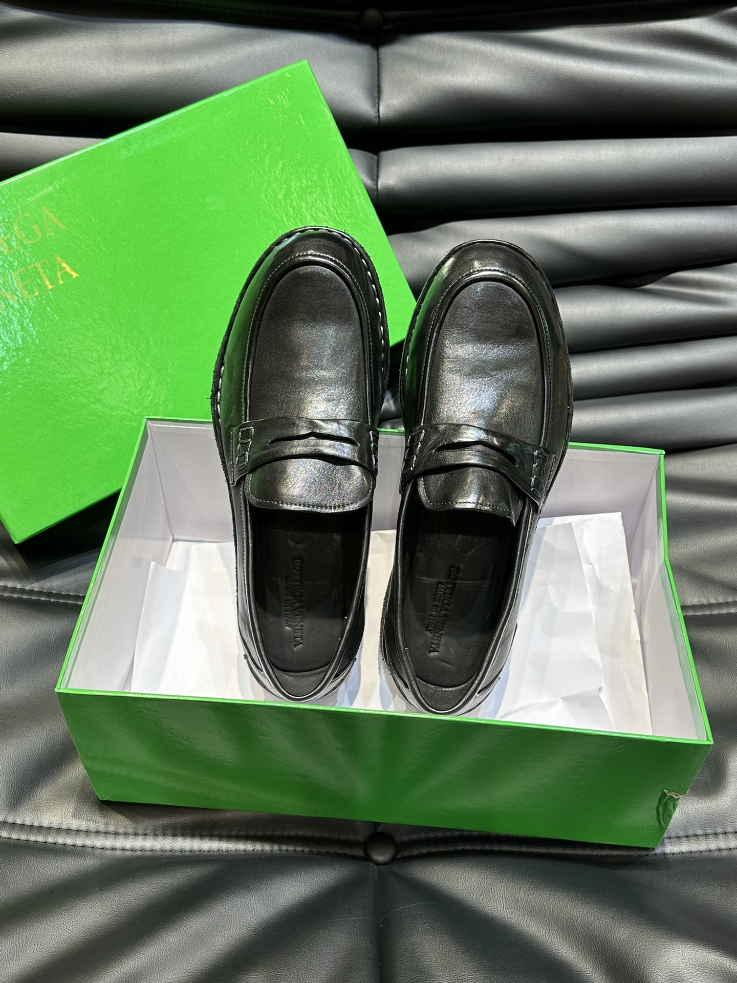 Bottega Veneta Male Loafers Real Leather S