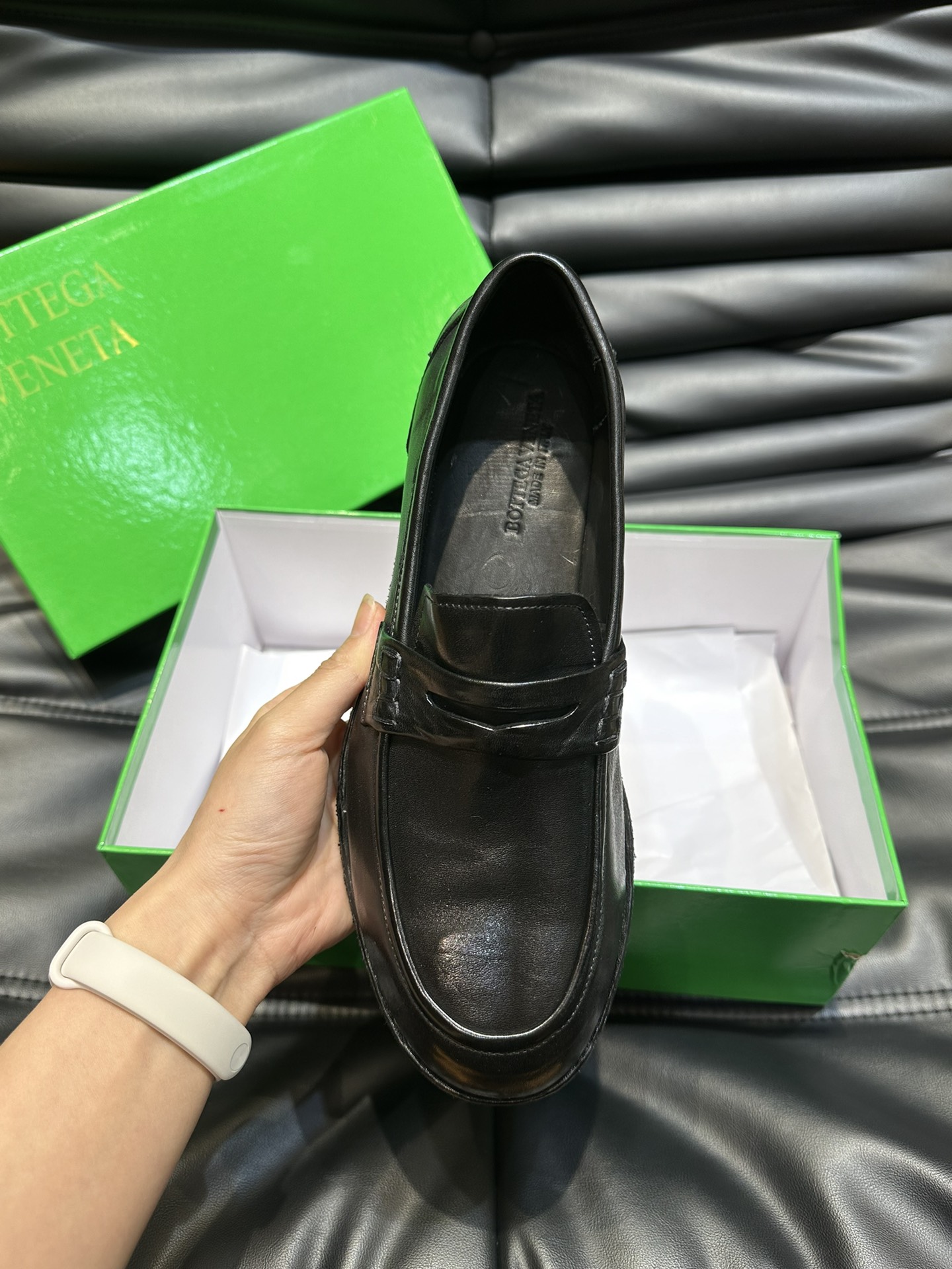 Bottega Veneta Male Loafers Real Leather S