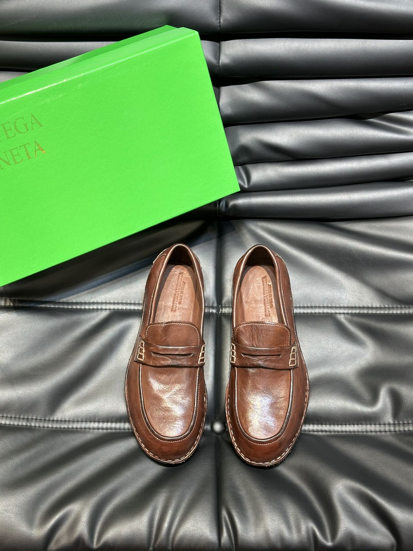 Bottega Veneta Male Loafers Real Leather S
