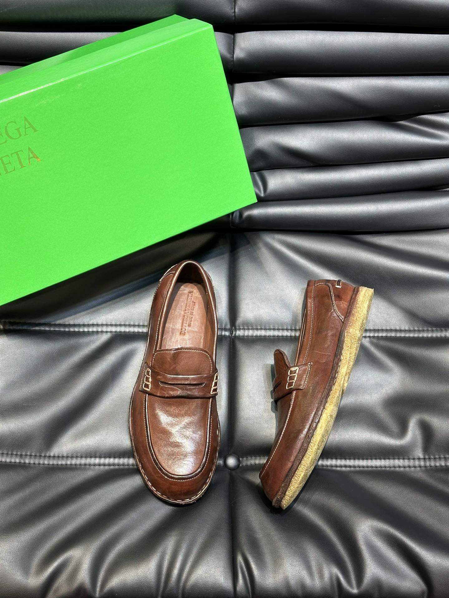 Bottega Veneta Male Loafers Real Leather S
