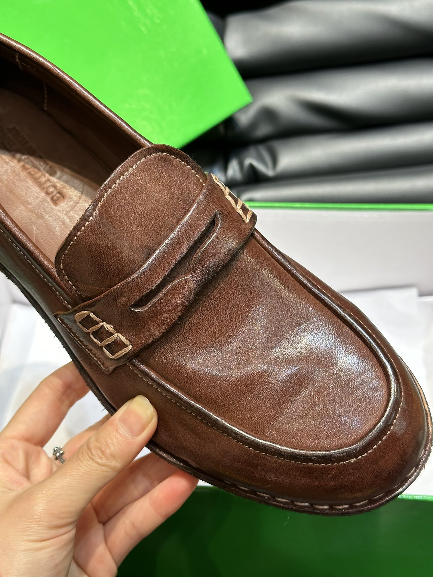 Bottega Veneta Male Loafers Real Leather S