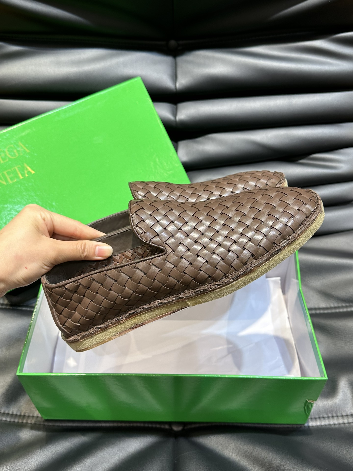 Bottega Veneta Male Loafers Real Leather S