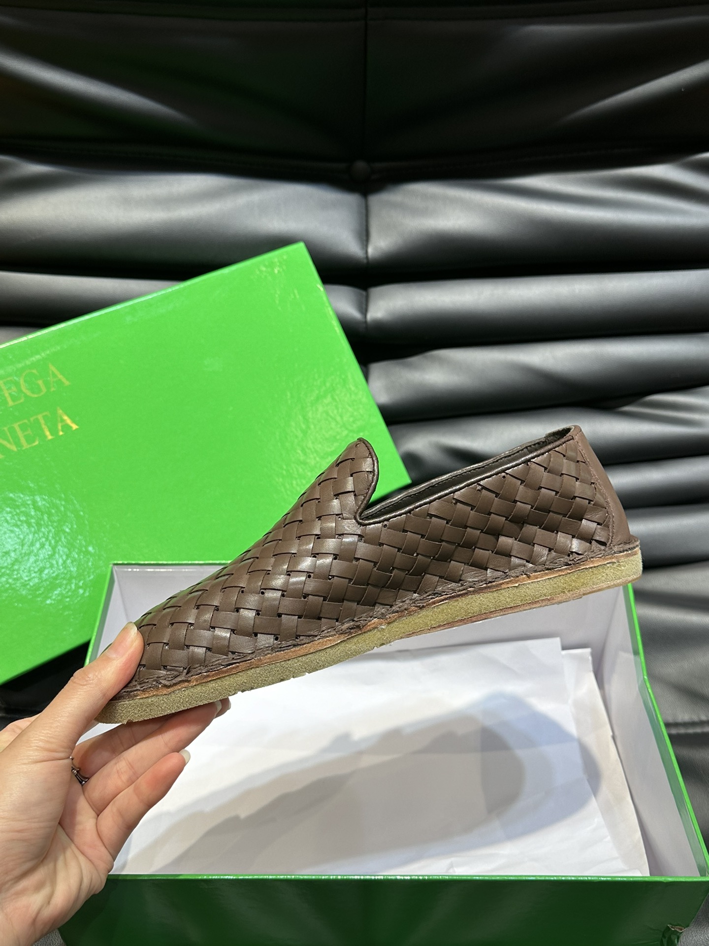 Bottega Veneta Male Loafers Real Leather S