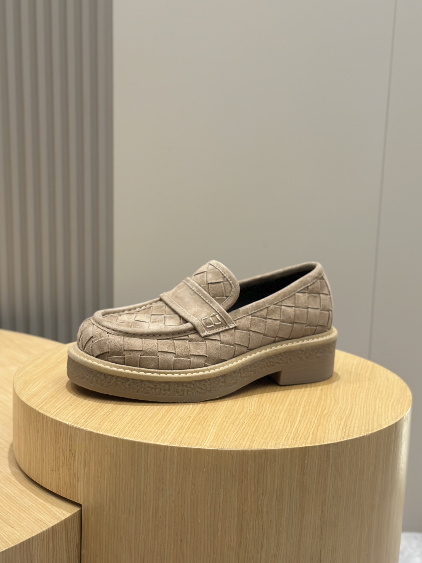 Bottega Veneta Male Leather Shoes Real Leather S