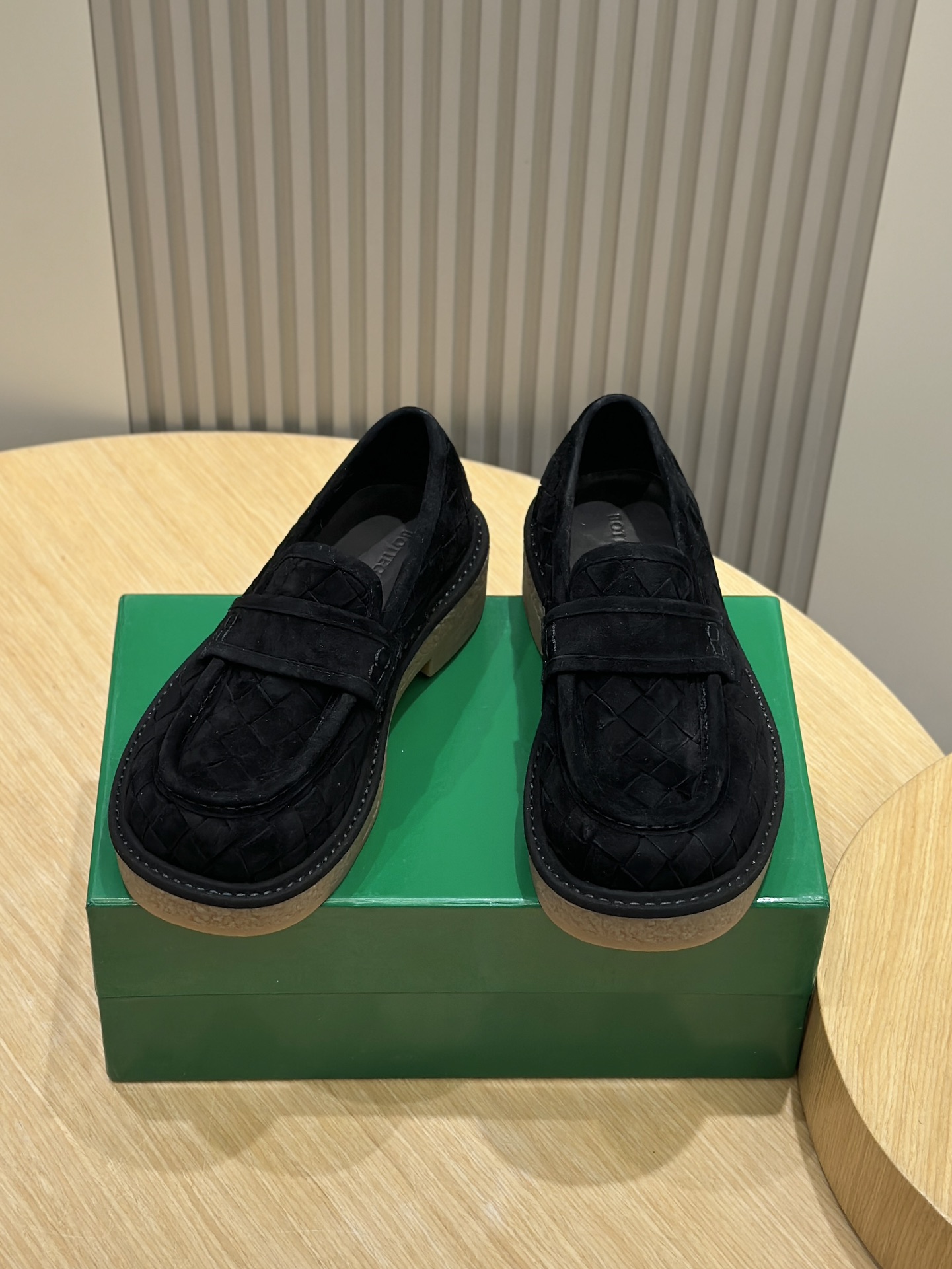 Bottega Veneta Male Leather Shoes Real Leather S