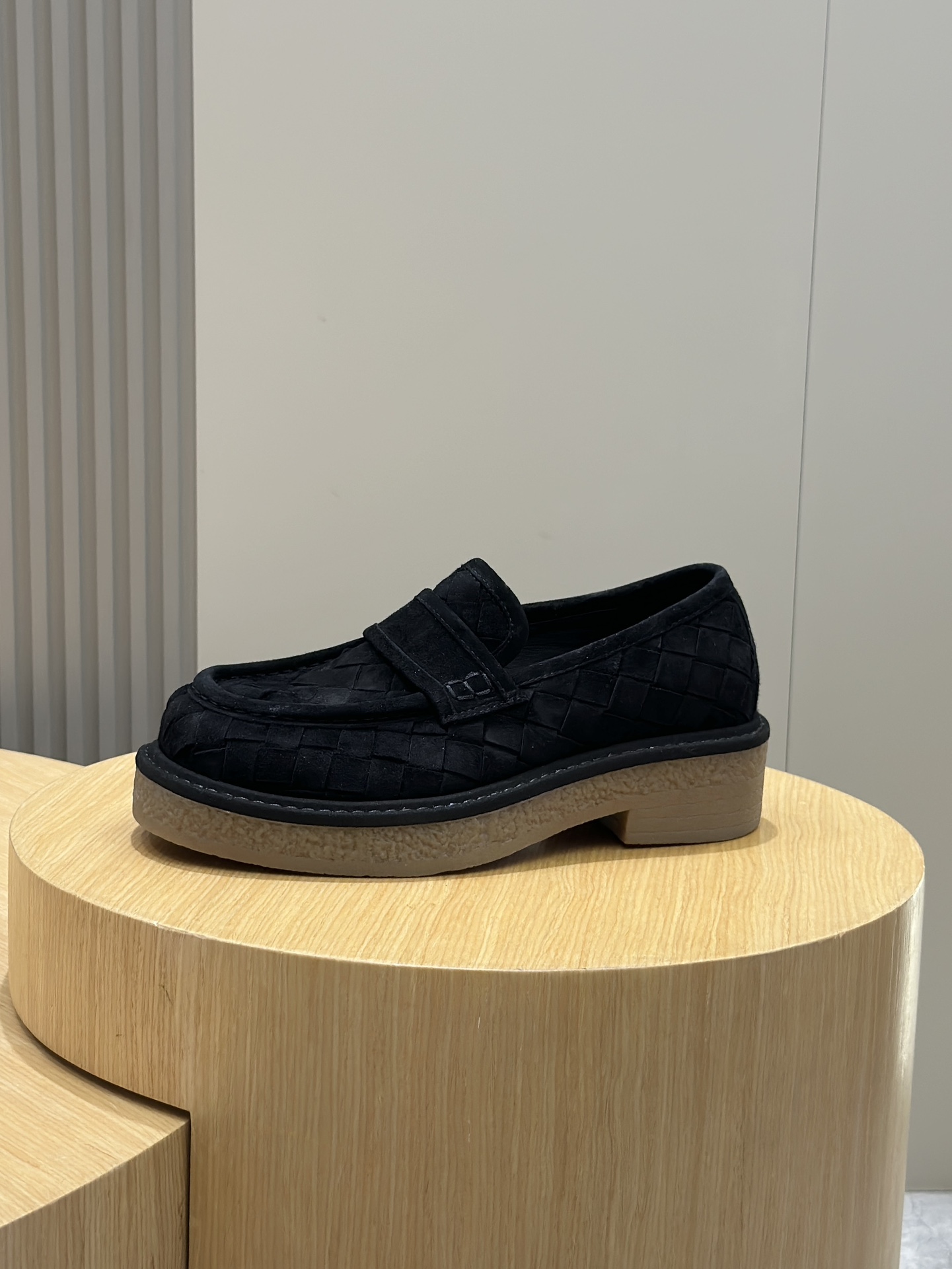 Bottega Veneta Male Leather Shoes Real Leather S