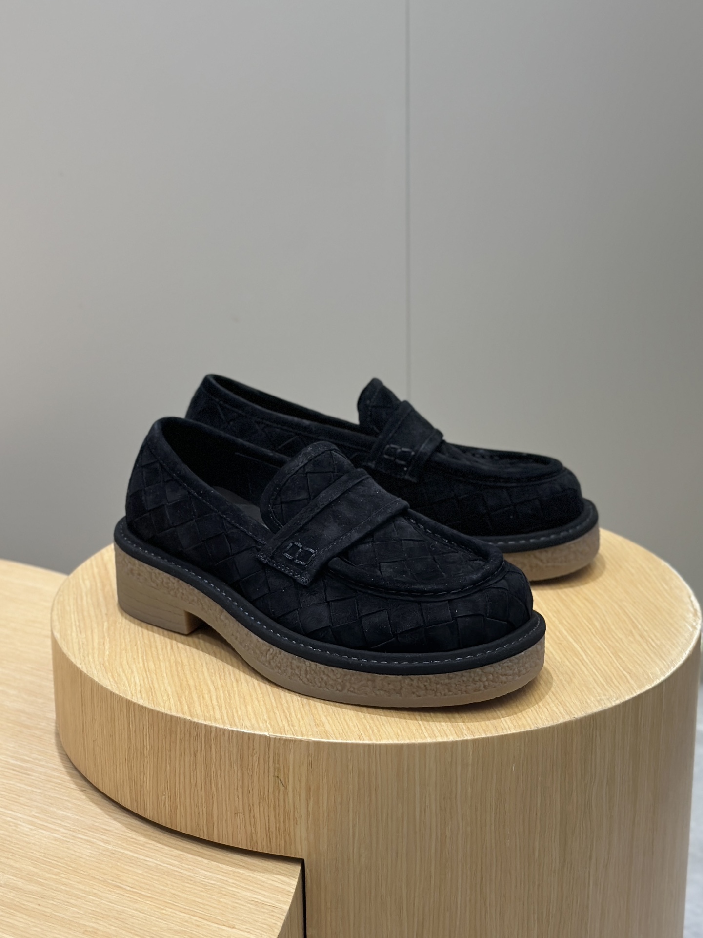 Bottega Veneta Male Leather Shoes Real Leather S