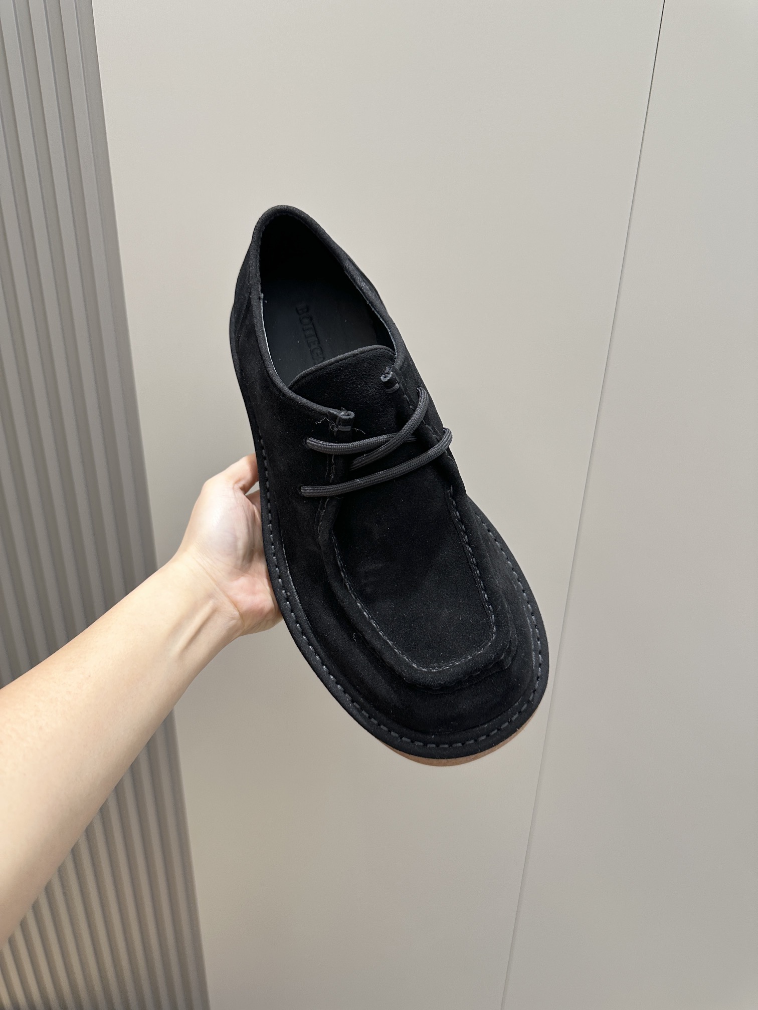 Bottega Veneta Male Leather Shoes Real Leather S