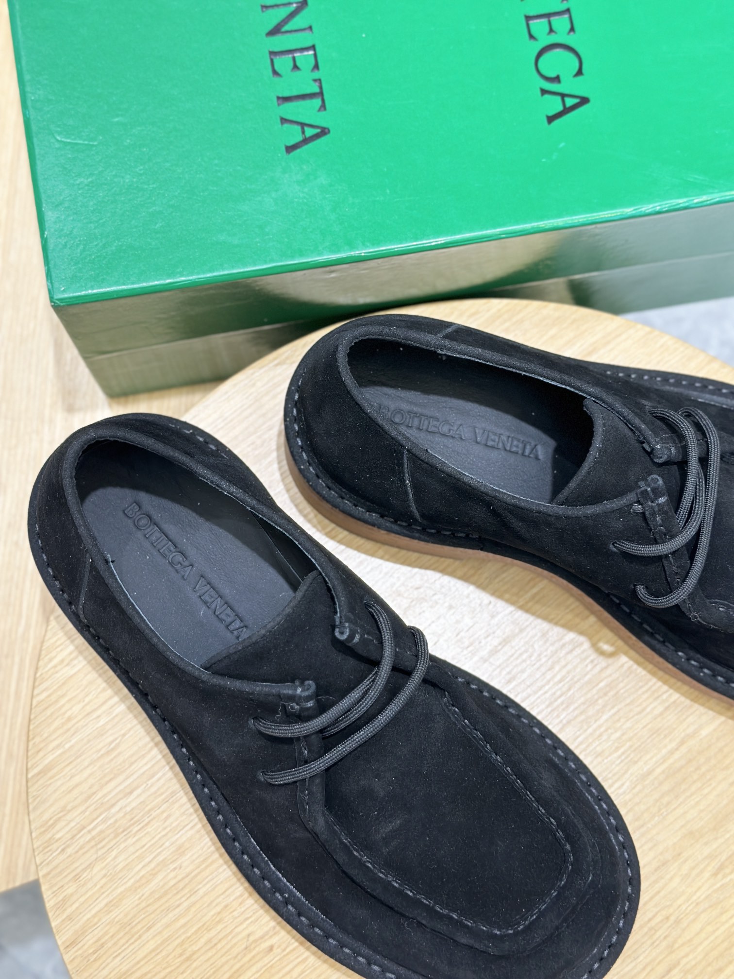 Bottega Veneta Male Leather Shoes Real Leather S