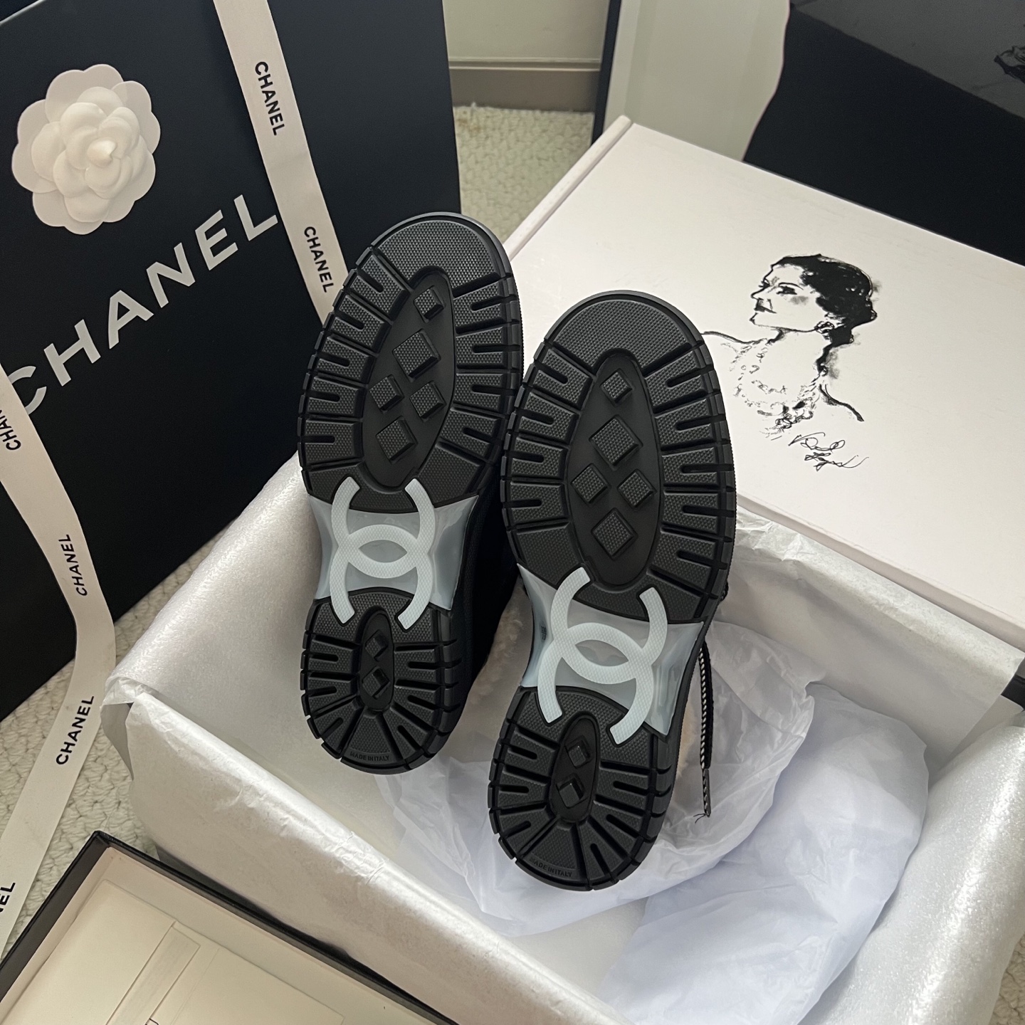 Chanel Sneakers Mesh Breathable L-s
