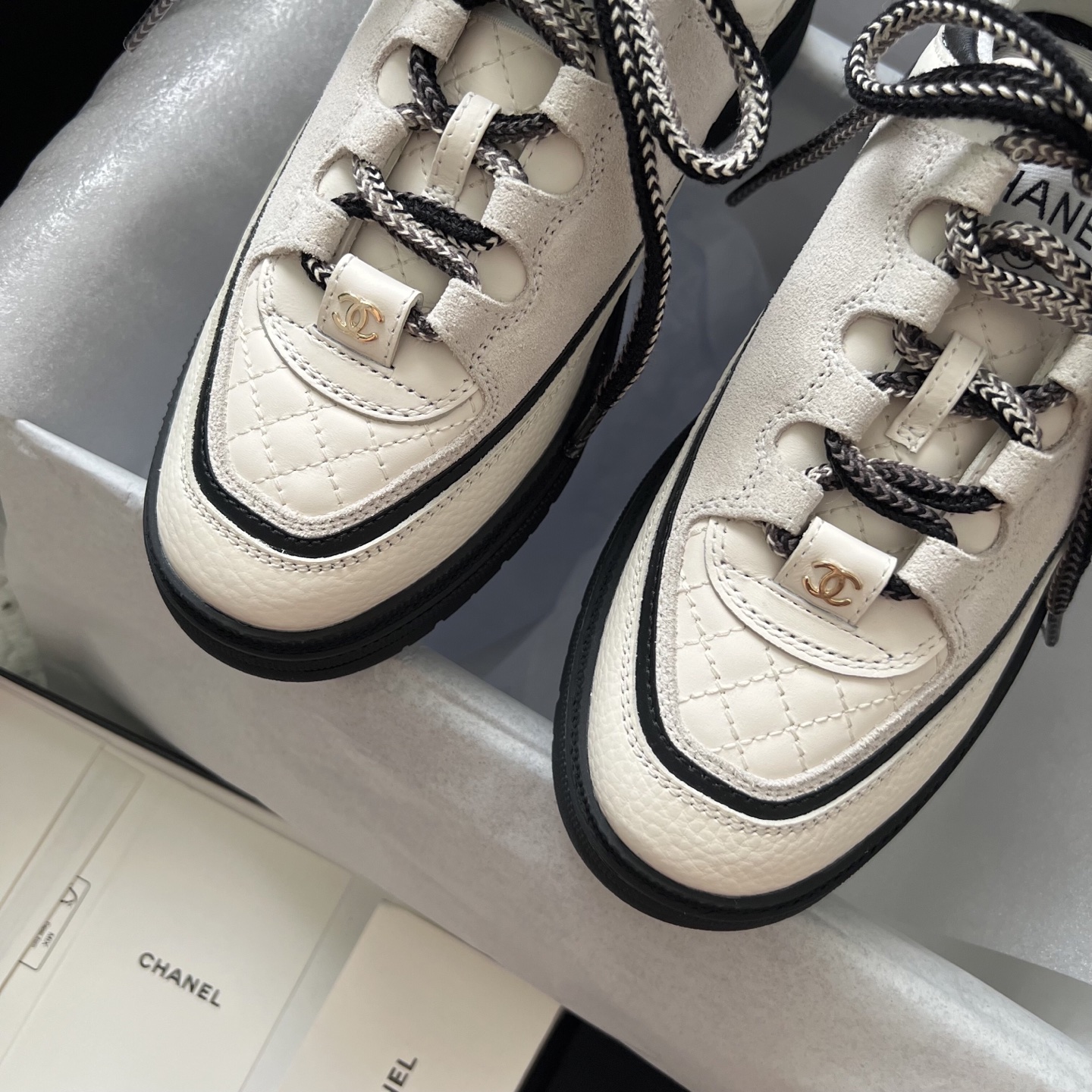 Chanel Sneakers Mesh Breathable L-s