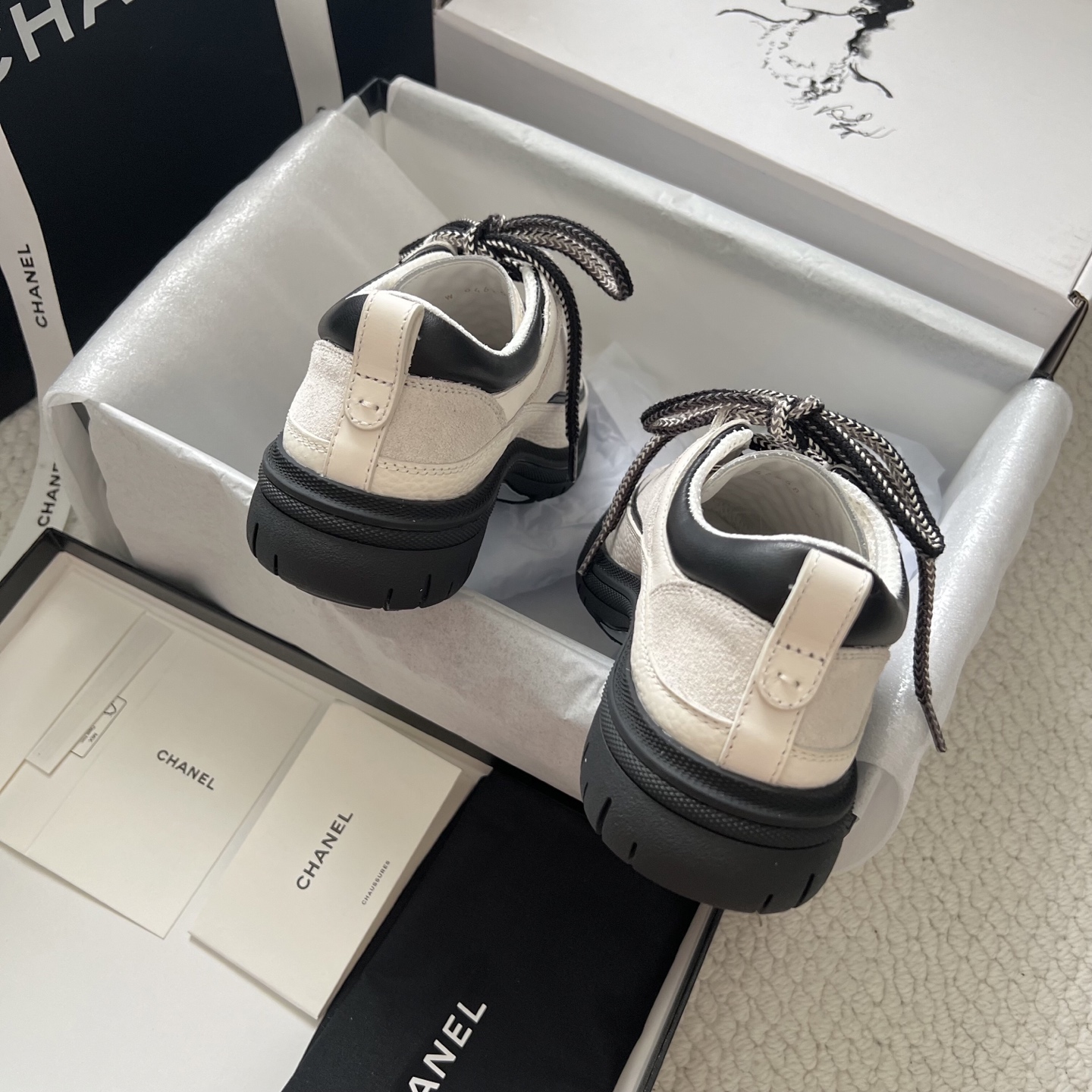 Chanel Sneakers Mesh Breathable L-s