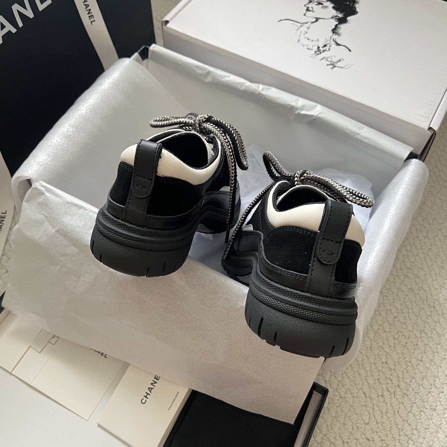 Chanel Sneakers Mesh Breathable L-s