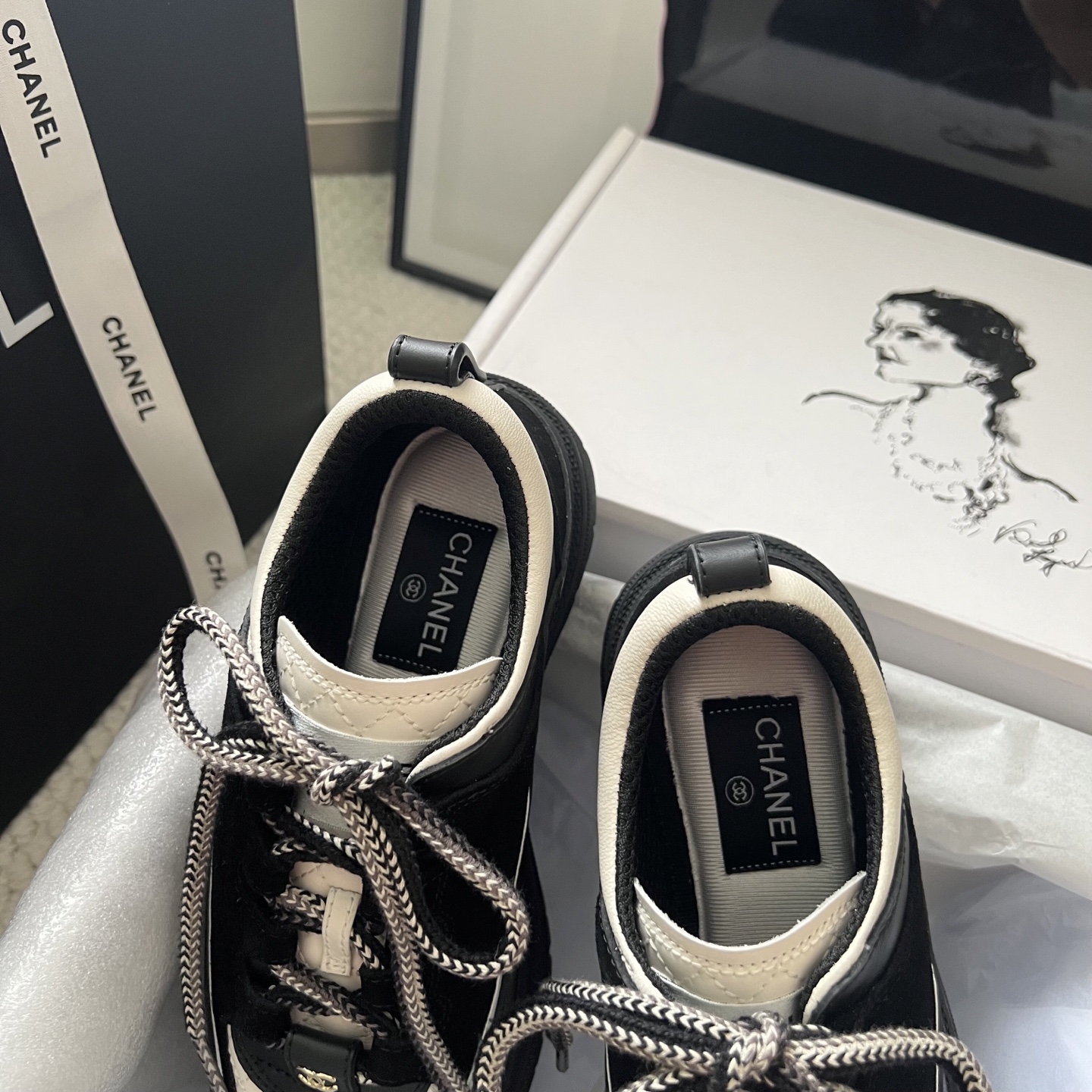 Chanel Sneakers Mesh Breathable L-s