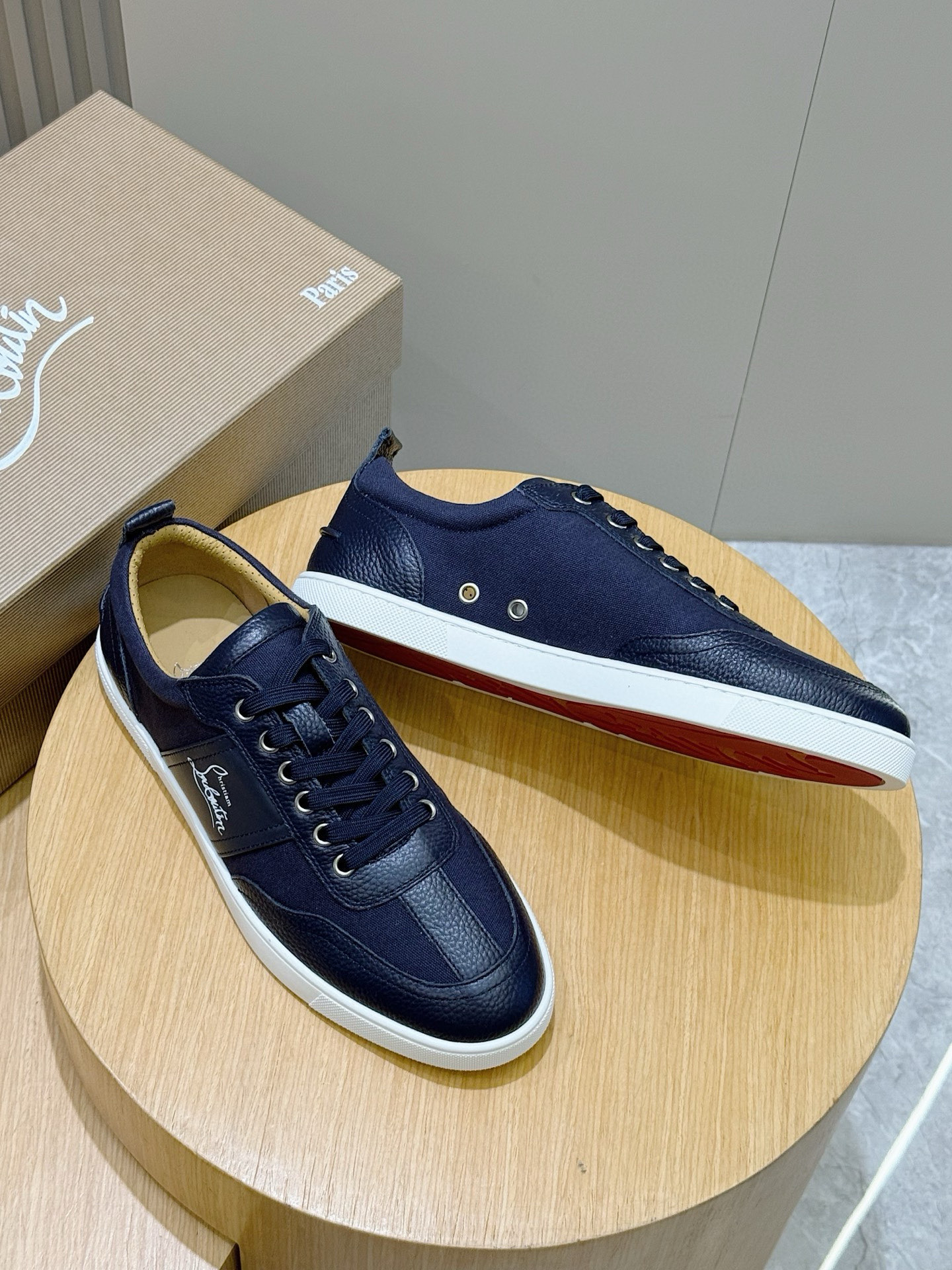 Male Sneakers Red L-s