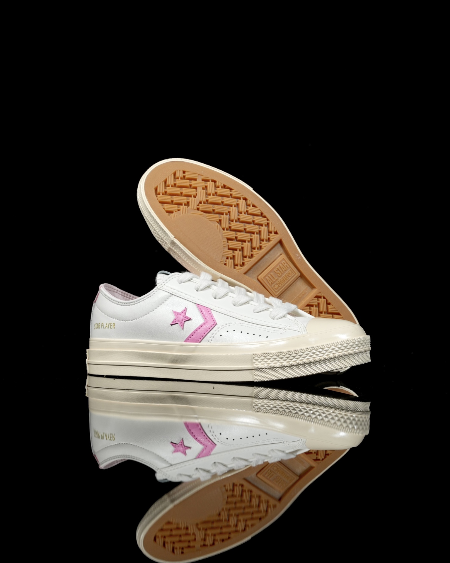 Converse Basic Shoes Pink L-s