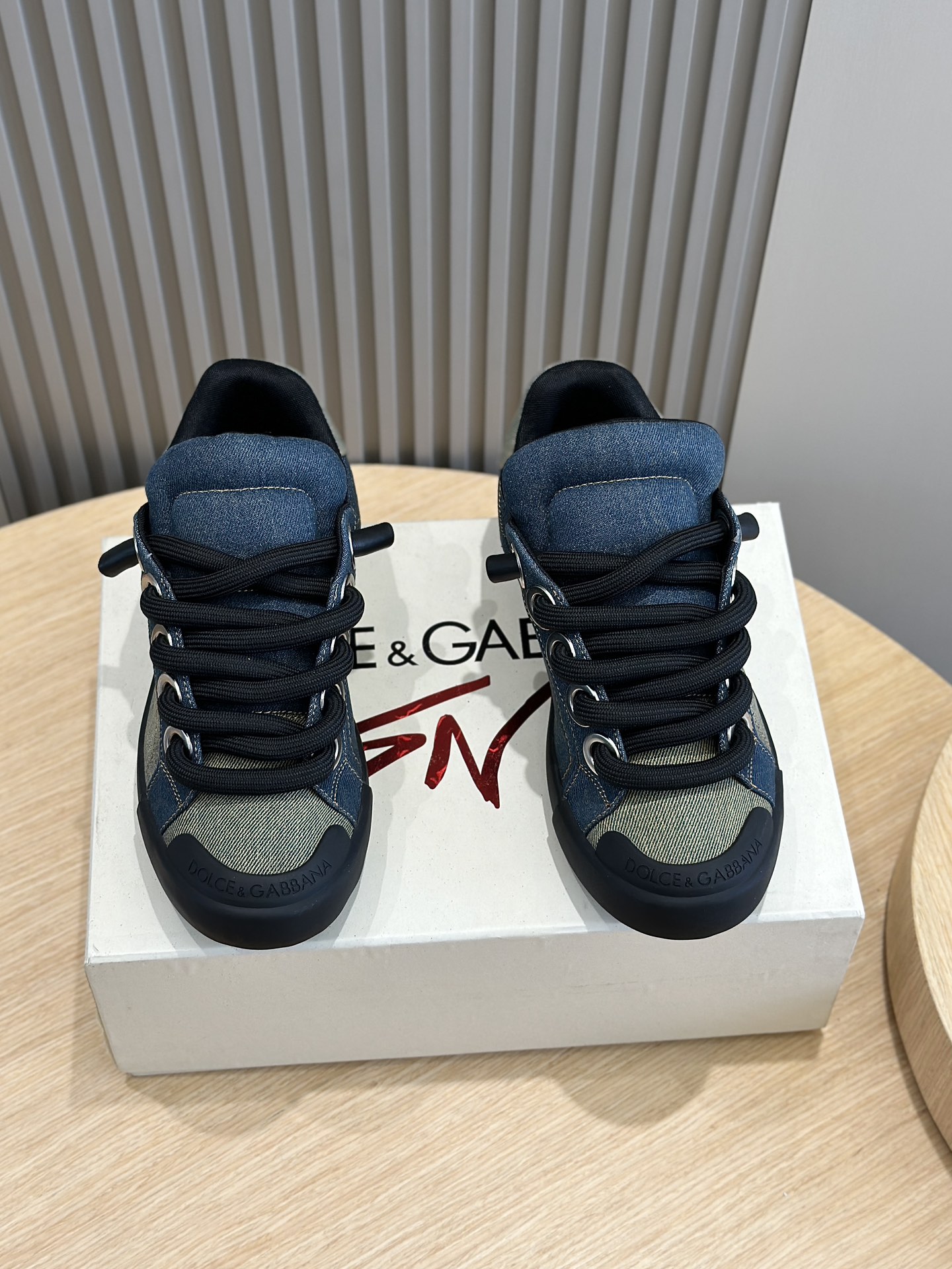 Dolce Gabbana Male Sneakers Breathable S