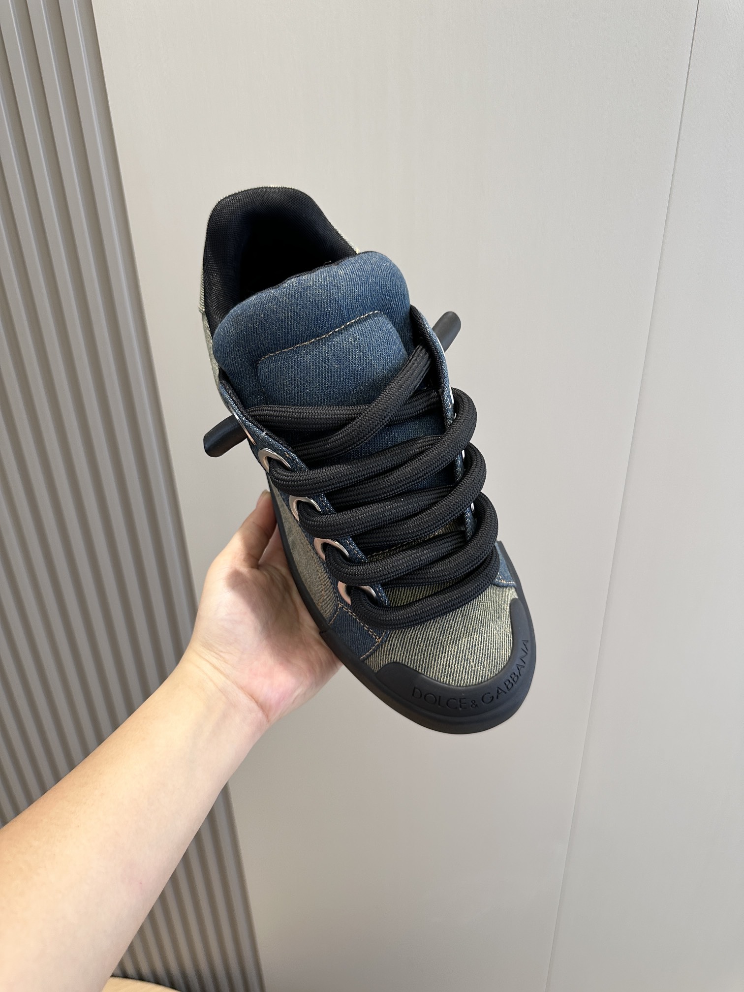 Dolce Gabbana Male Sneakers Breathable S