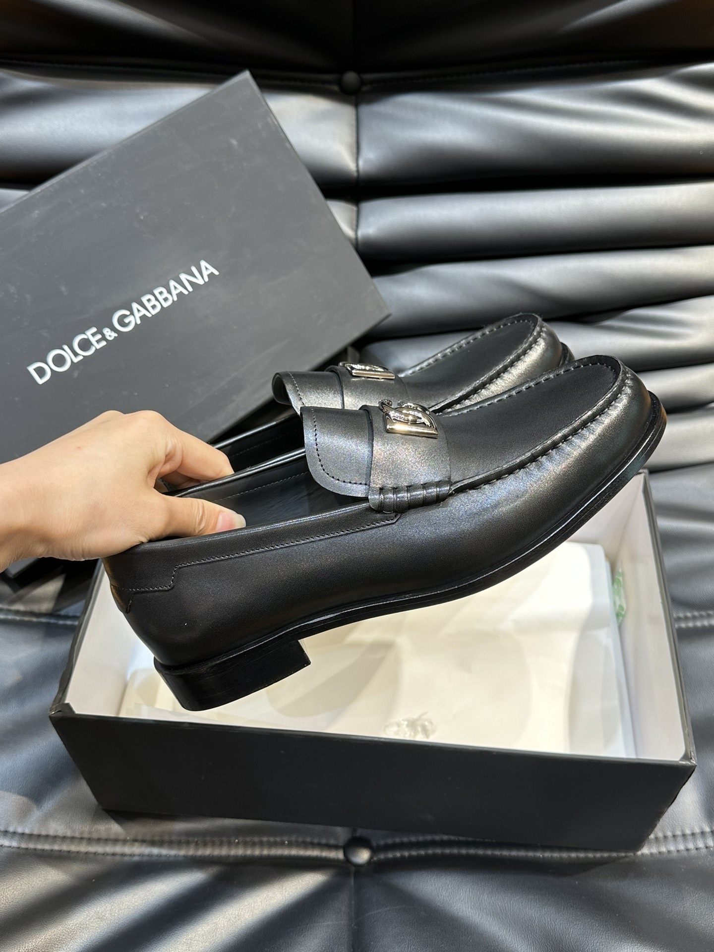Dolce Gabbana Male Leather Shoes Real Leather Breathable S