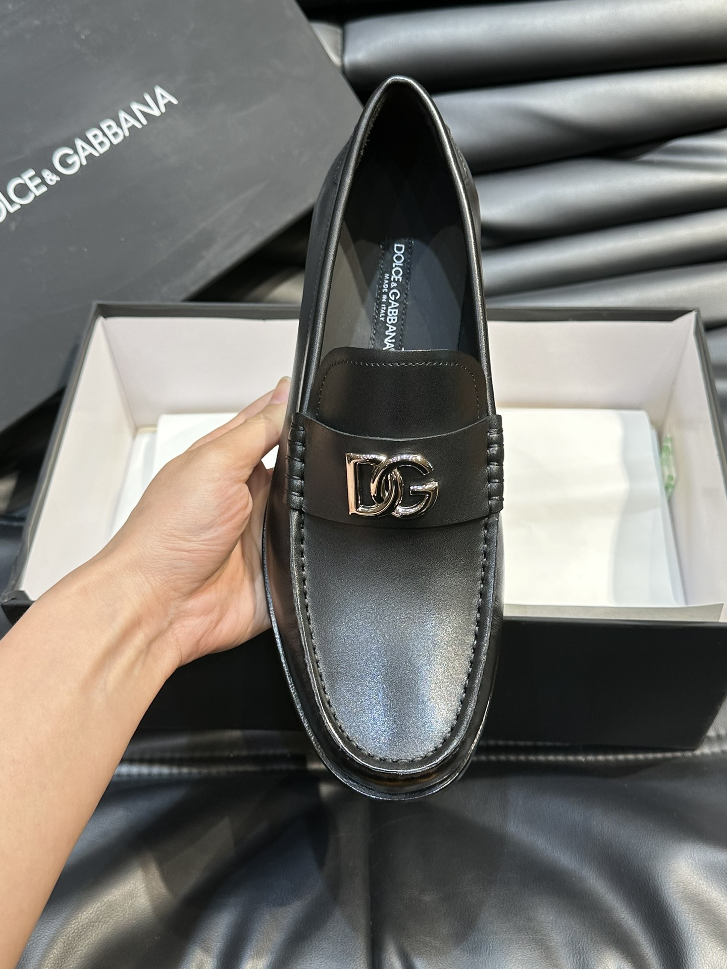 Dolce Gabbana Male Leather Shoes Real Leather Breathable S