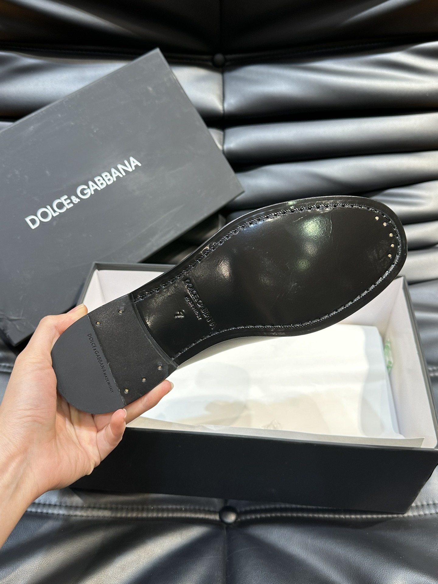 Dolce Gabbana Male Leather Shoes Real Leather Breathable S