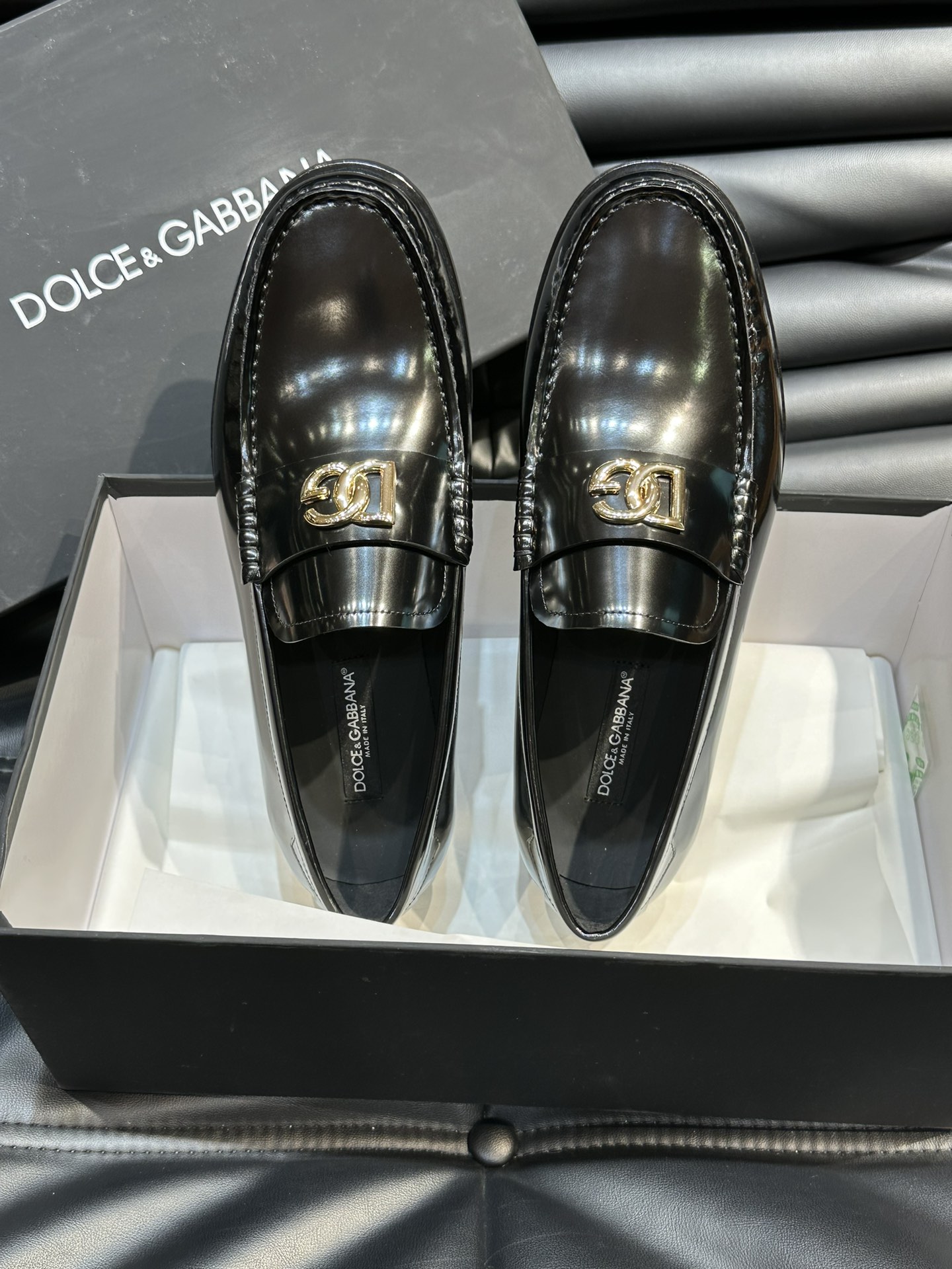 Dolce Gabbana Male Leather Shoes Real Leather Breathable S