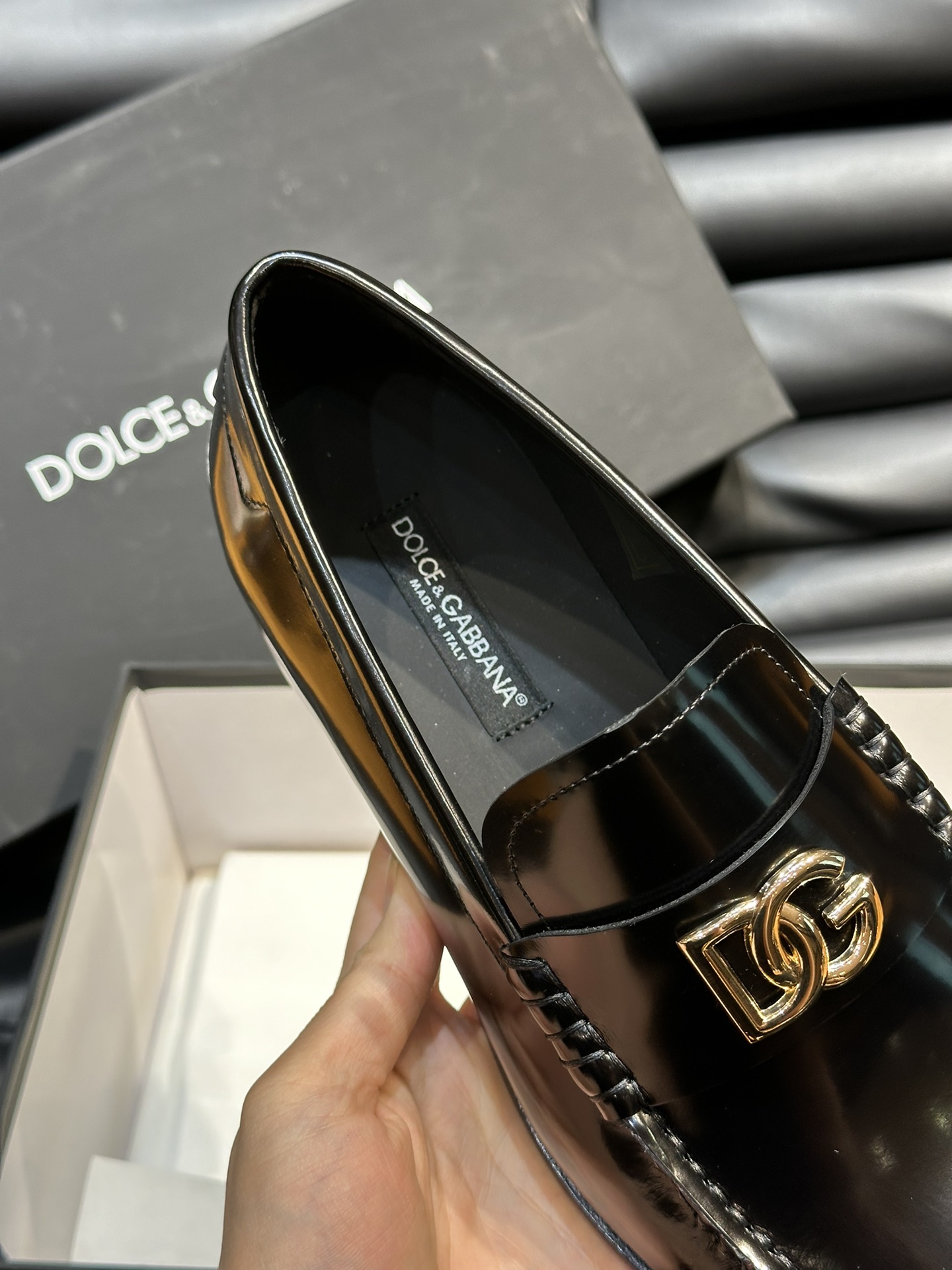 Dolce Gabbana Male Leather Shoes Real Leather Breathable S