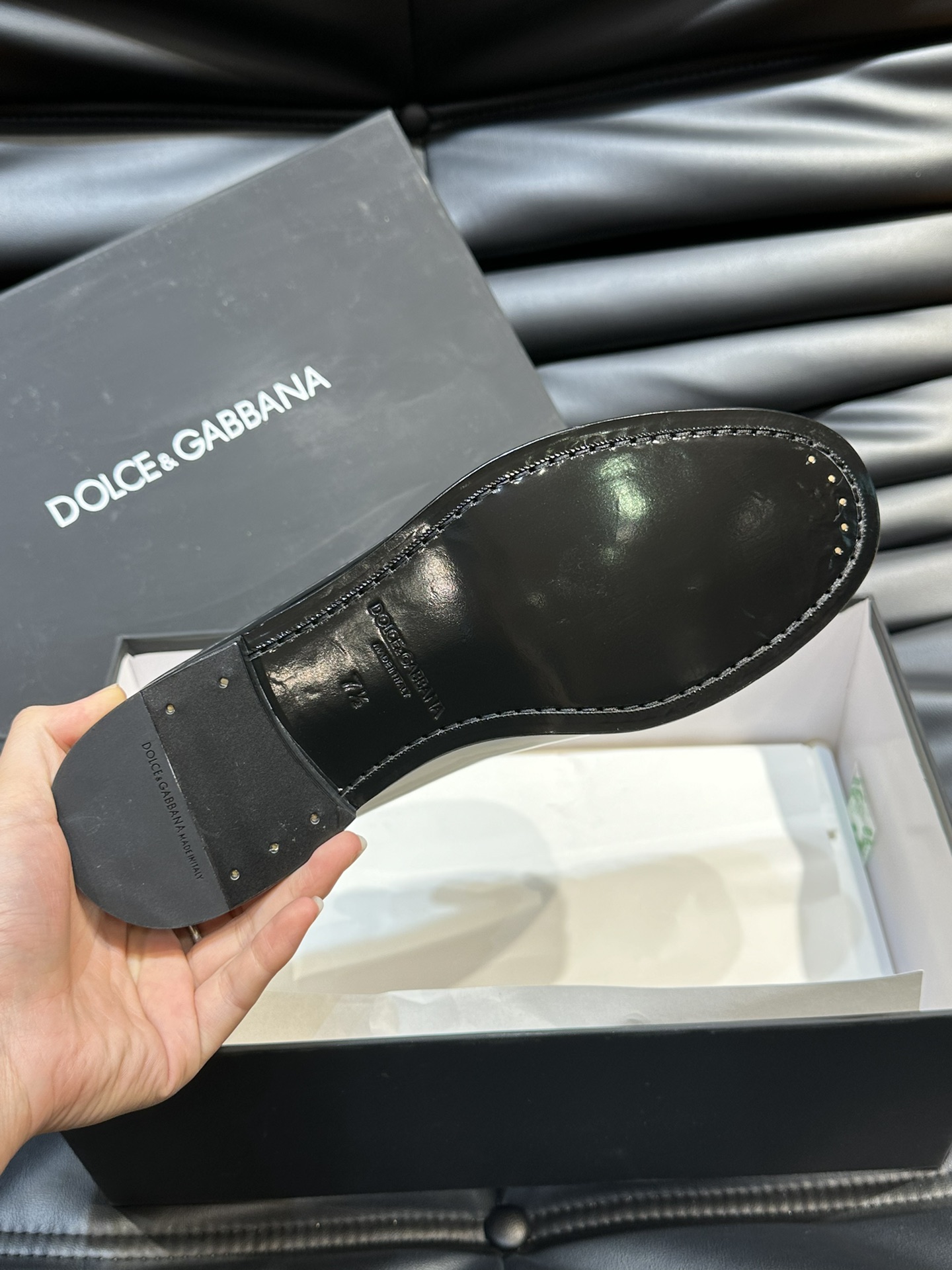 Dolce Gabbana Male Leather Shoes Real Leather Breathable S