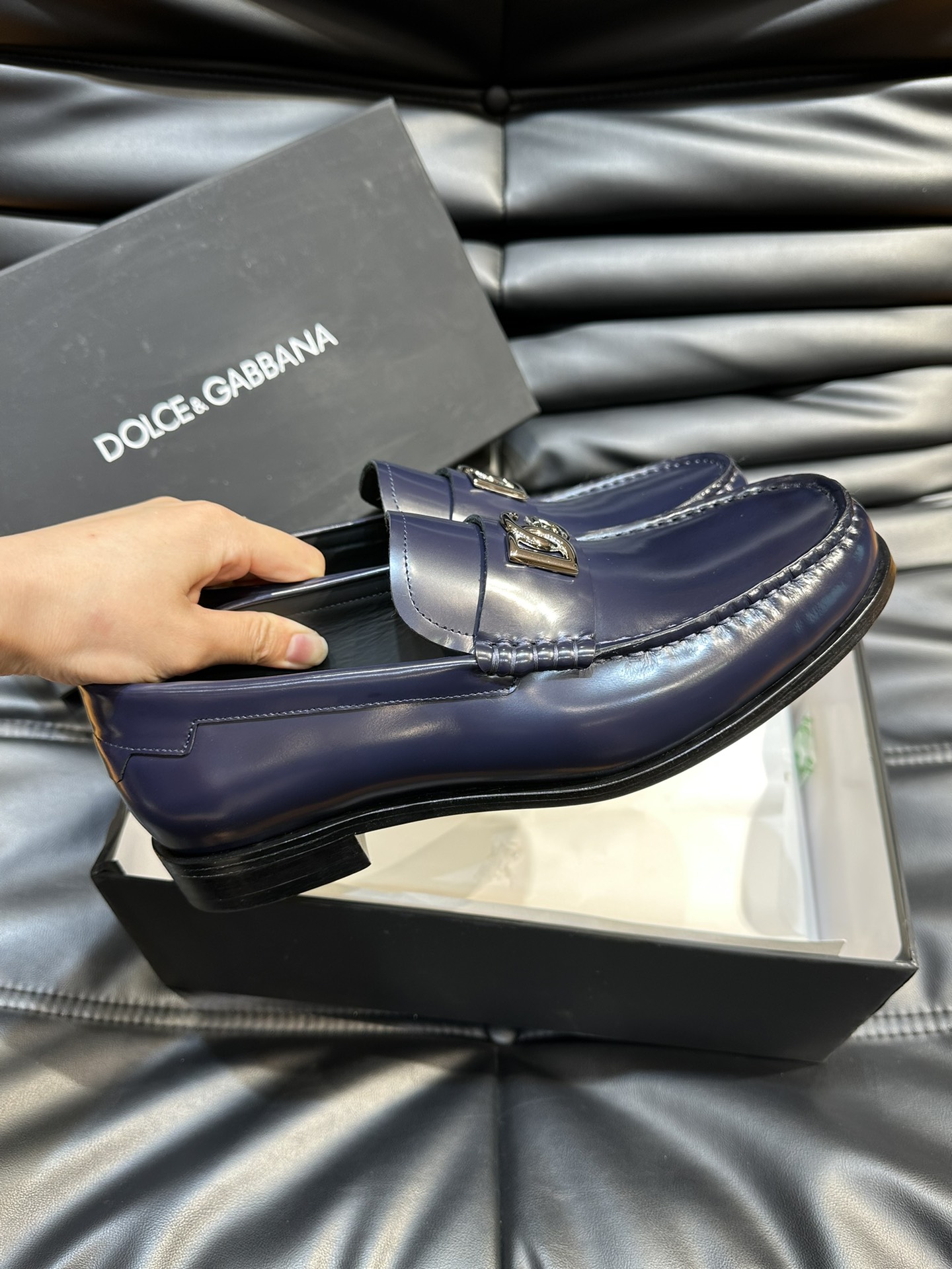 Dolce Gabbana Male Leather Shoes Real Leather Breathable S