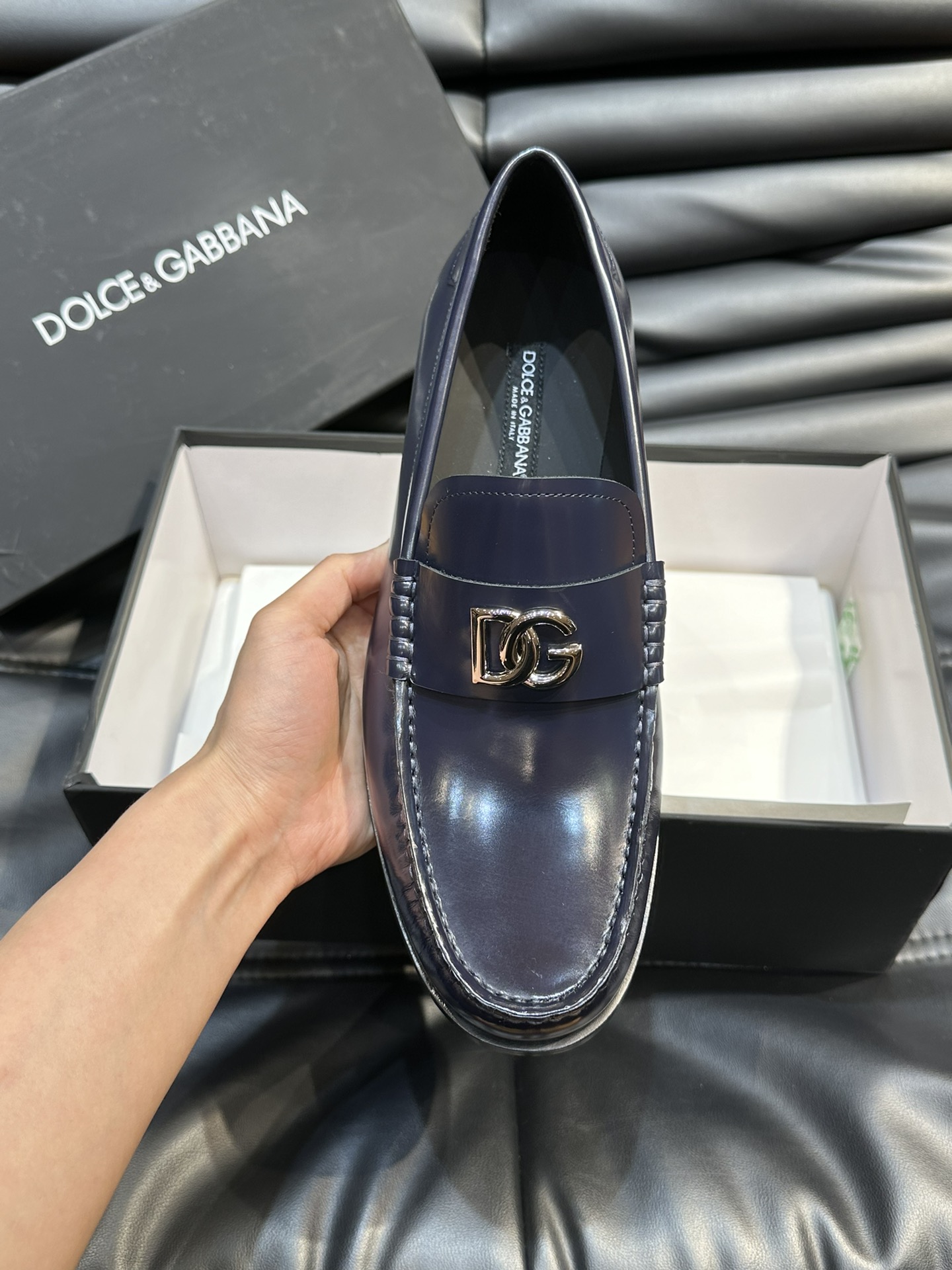 Dolce Gabbana Male Leather Shoes Real Leather Breathable S
