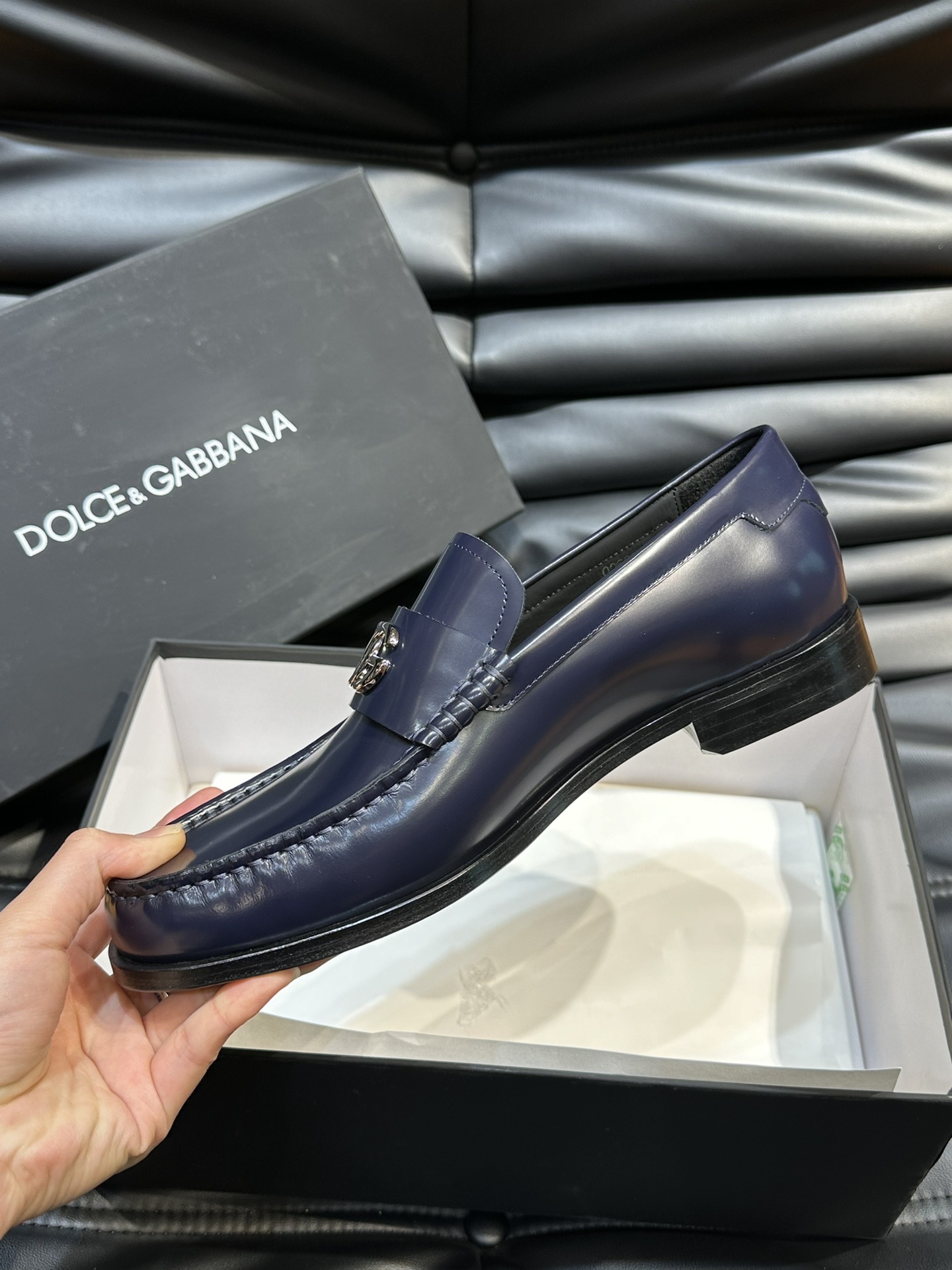 Dolce Gabbana Male Leather Shoes Real Leather Breathable S