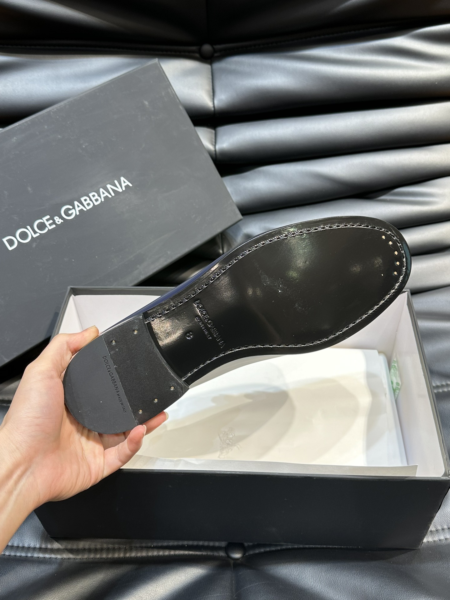Dolce Gabbana Male Leather Shoes Real Leather Breathable S