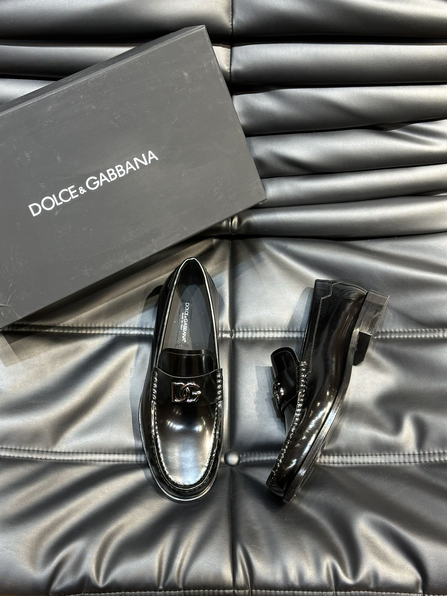 Dolce Gabbana Male Leather Shoes Real Leather Breathable S