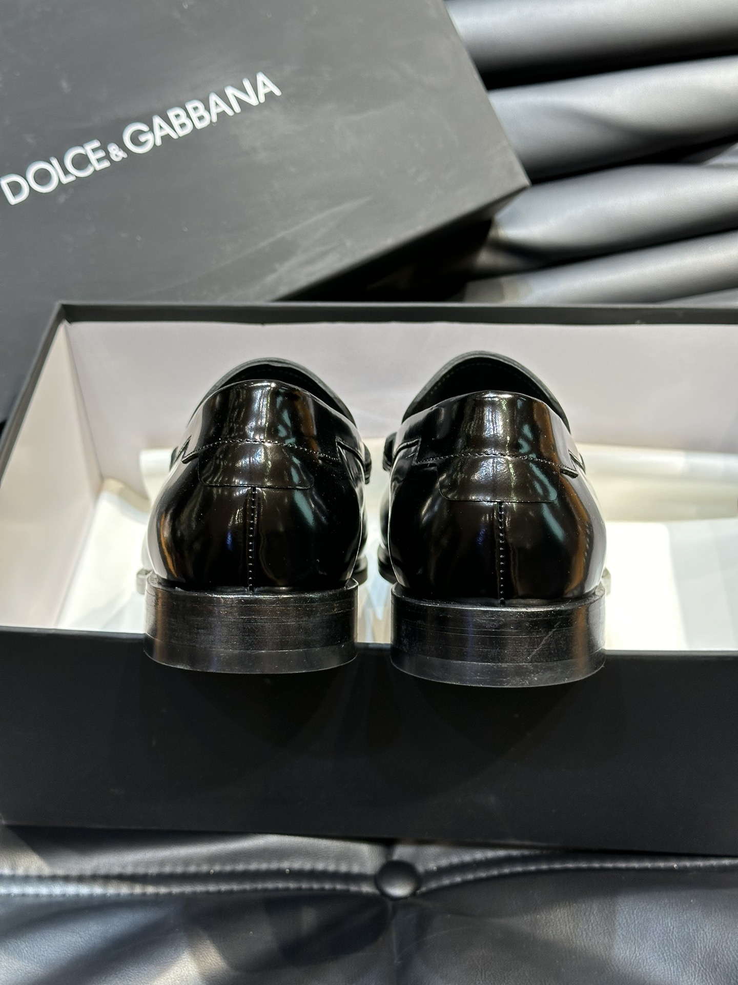 Dolce Gabbana Male Leather Shoes Real Leather Breathable S