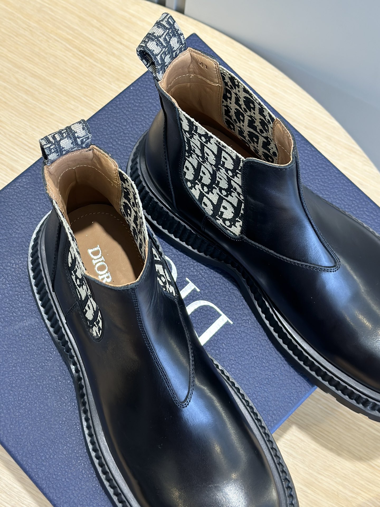 Male Boots Cow Leather Black L-s