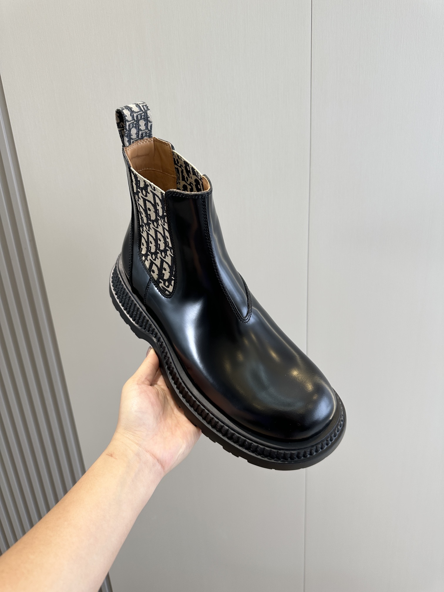 Male Boots Cow Leather Black L-s