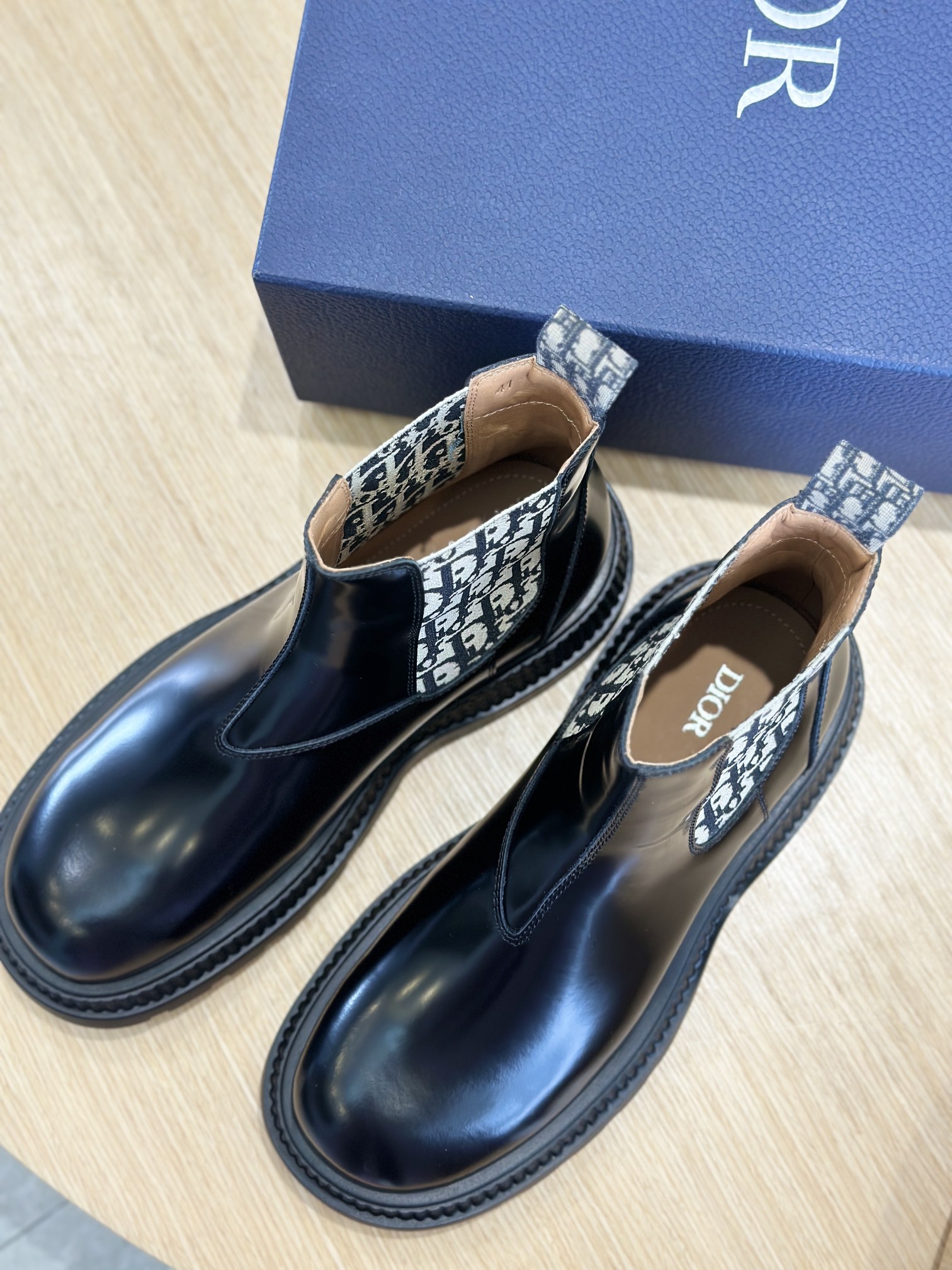 Male Boots Cow Leather Black L-s