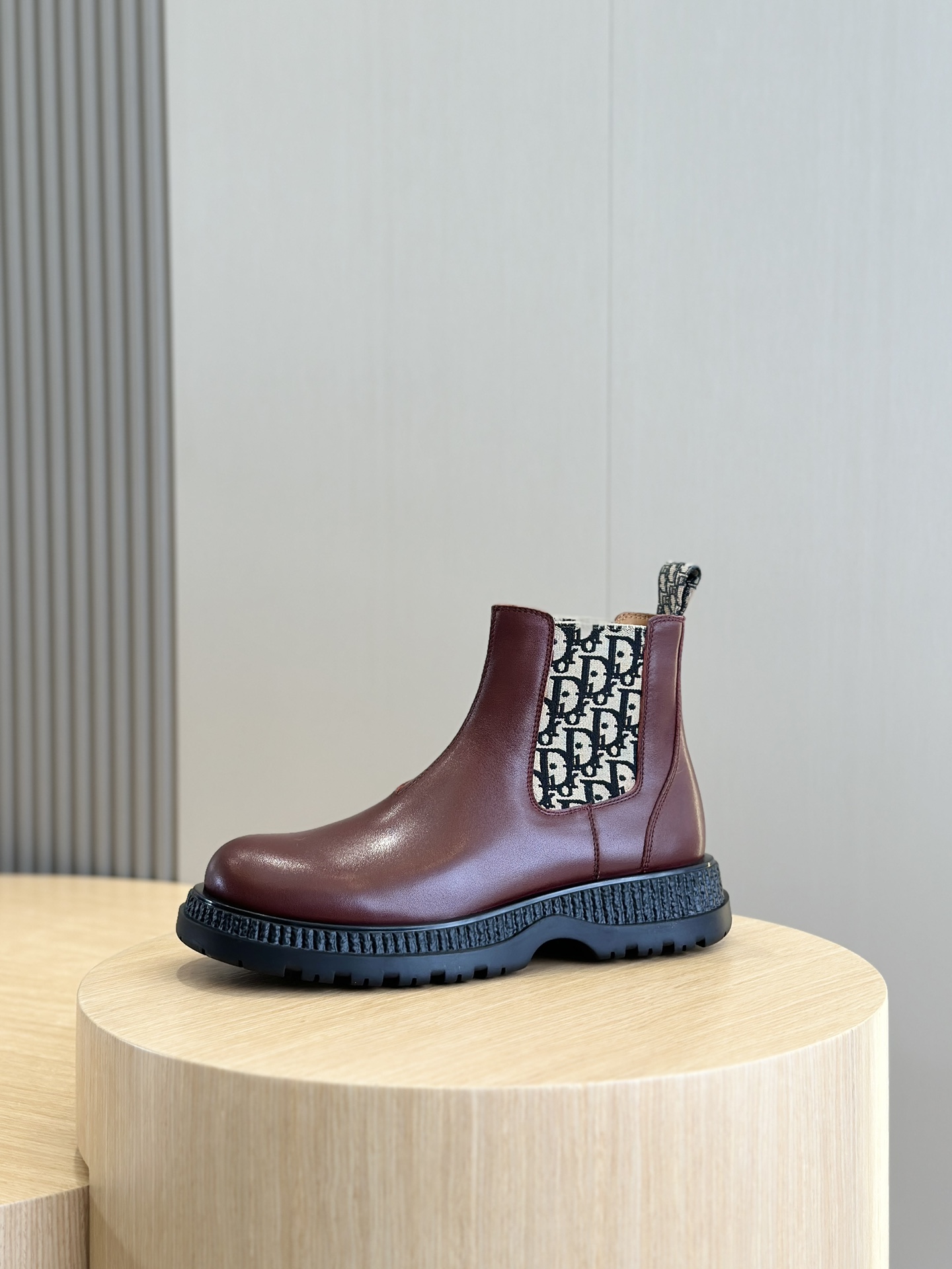 Male Boots Cow Leather Black L-s