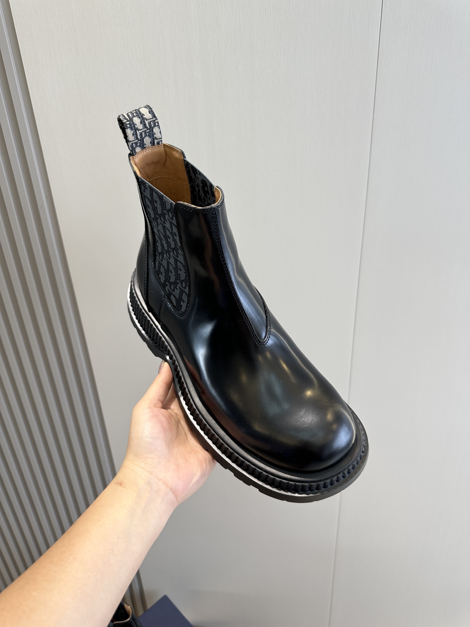 Male Boots Cow Leather Black L-s