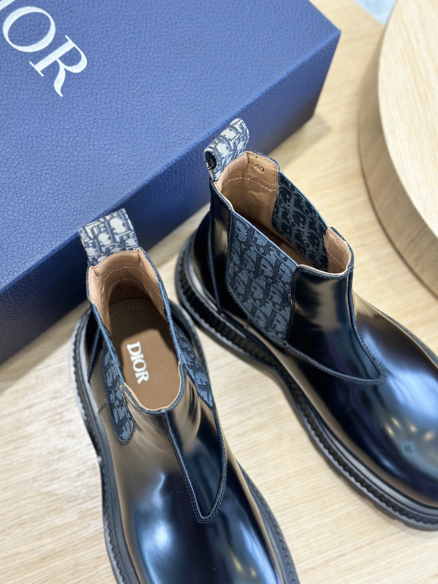 Male Boots Cow Leather Black L-s