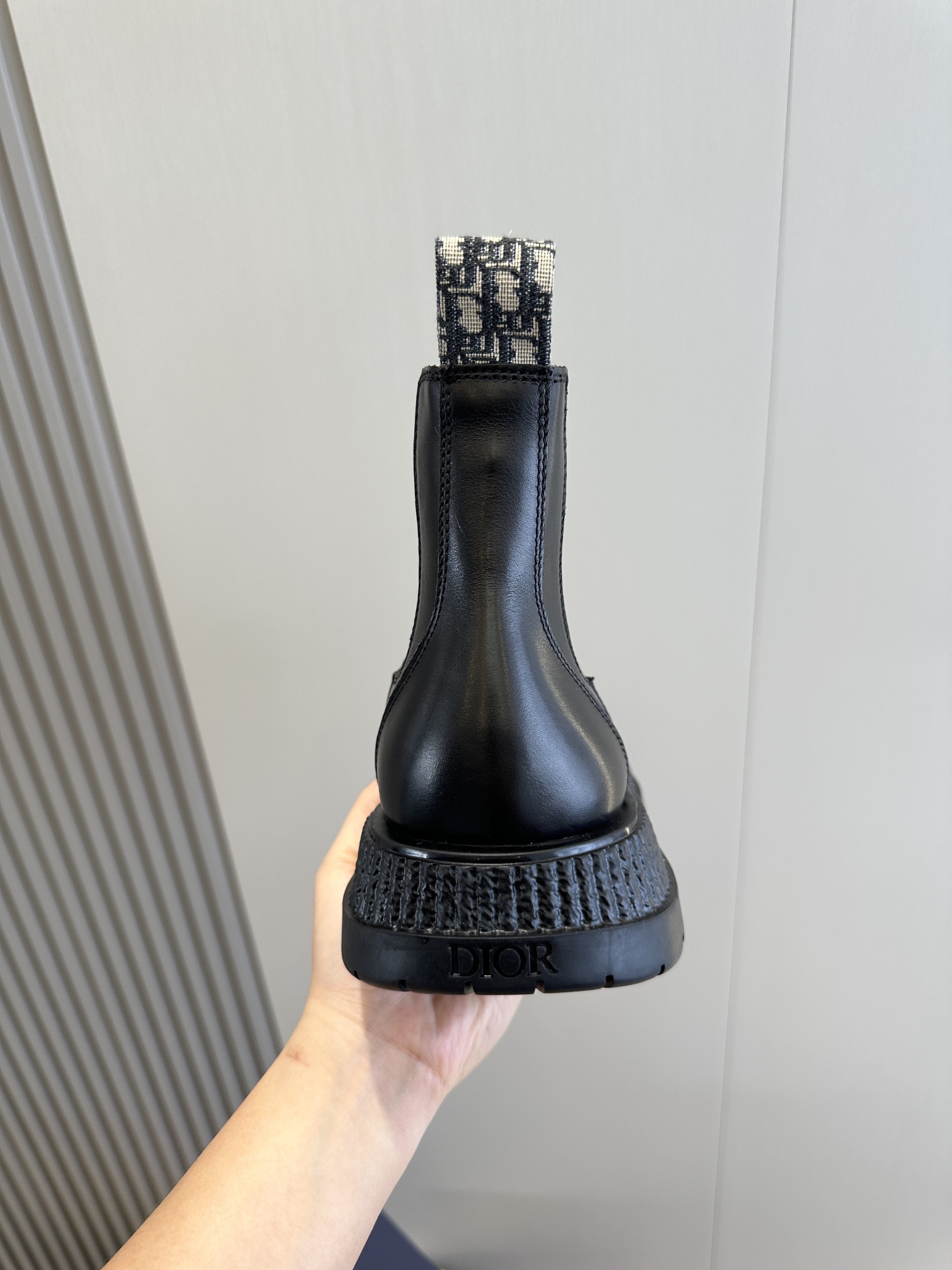 Male Boots Cow Leather Black L-s