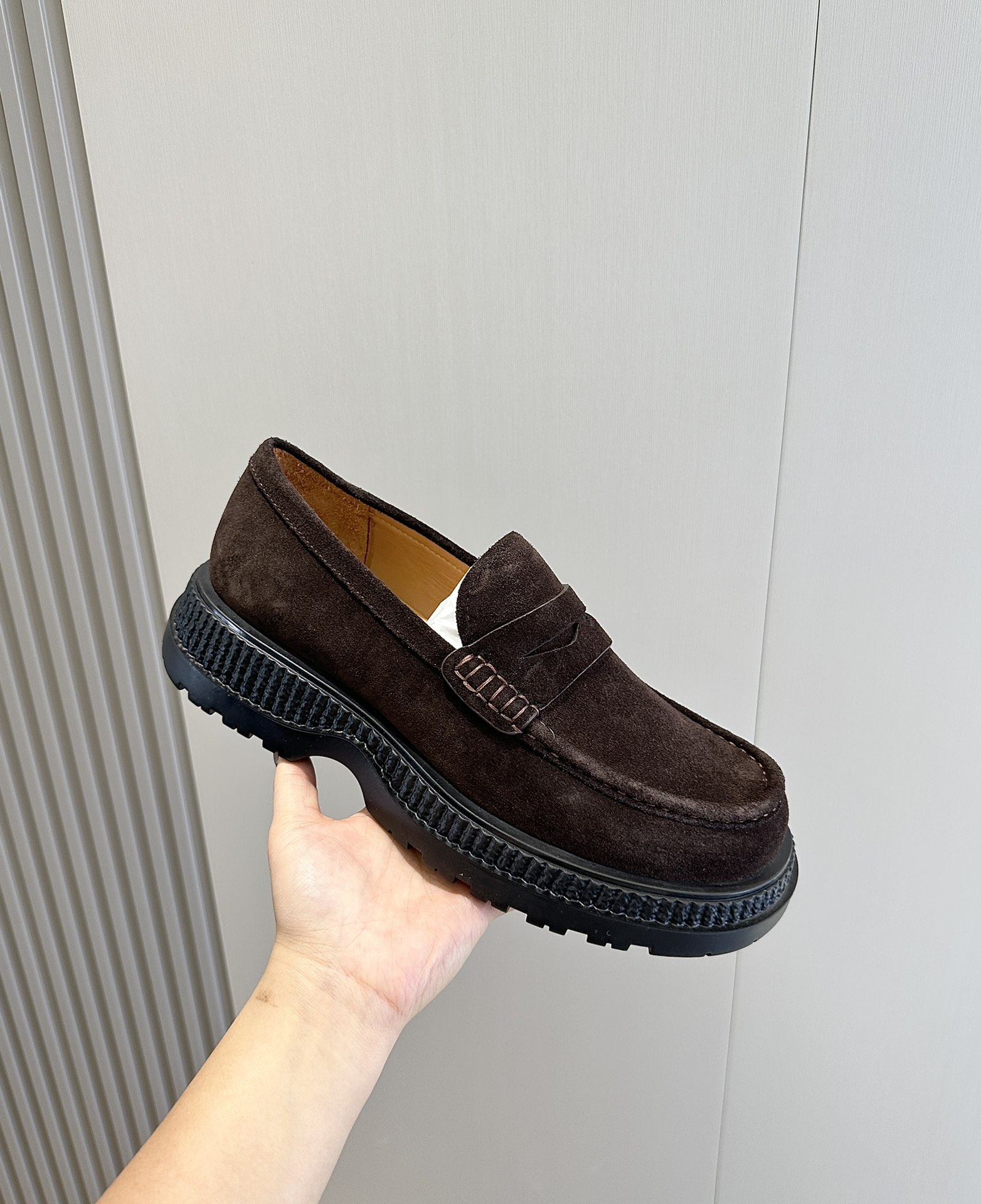 Dior Male Leather Shoes Cow Leather Brown L-s